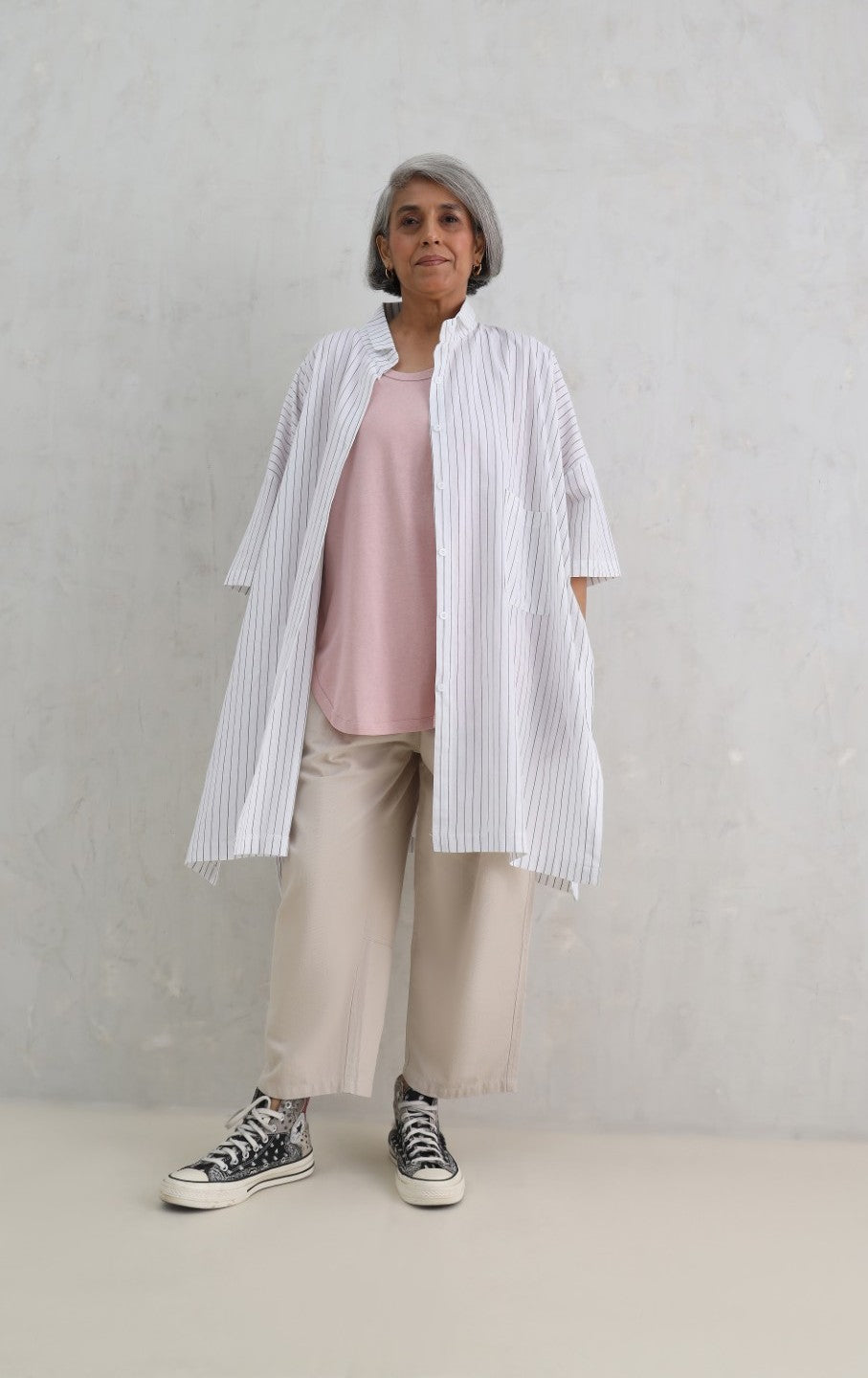 Oversized Stripped Shirt