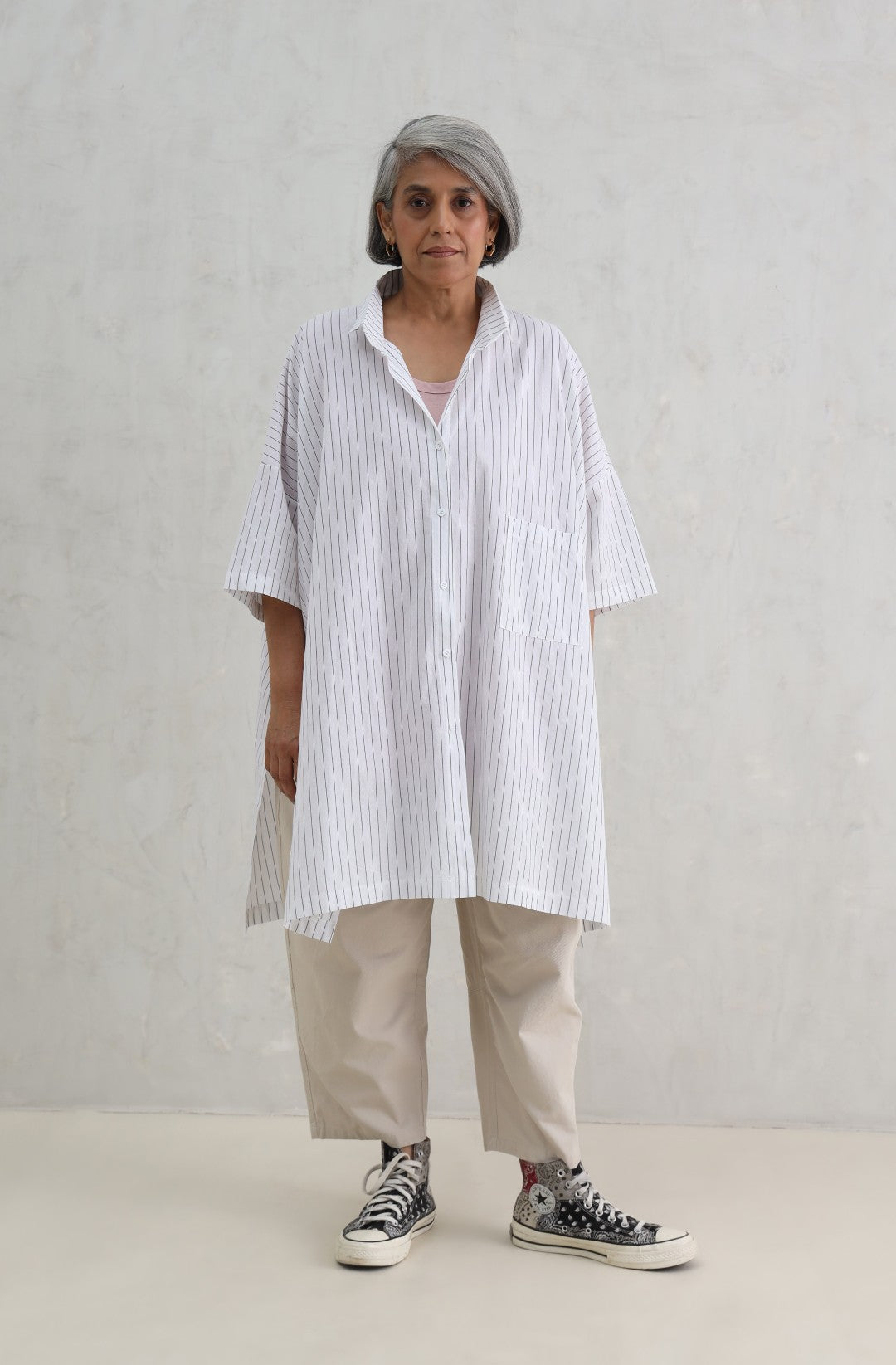 Oversized Stripped Shirt