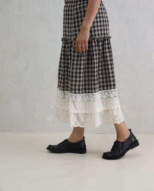 Monochrome Woven Skirt