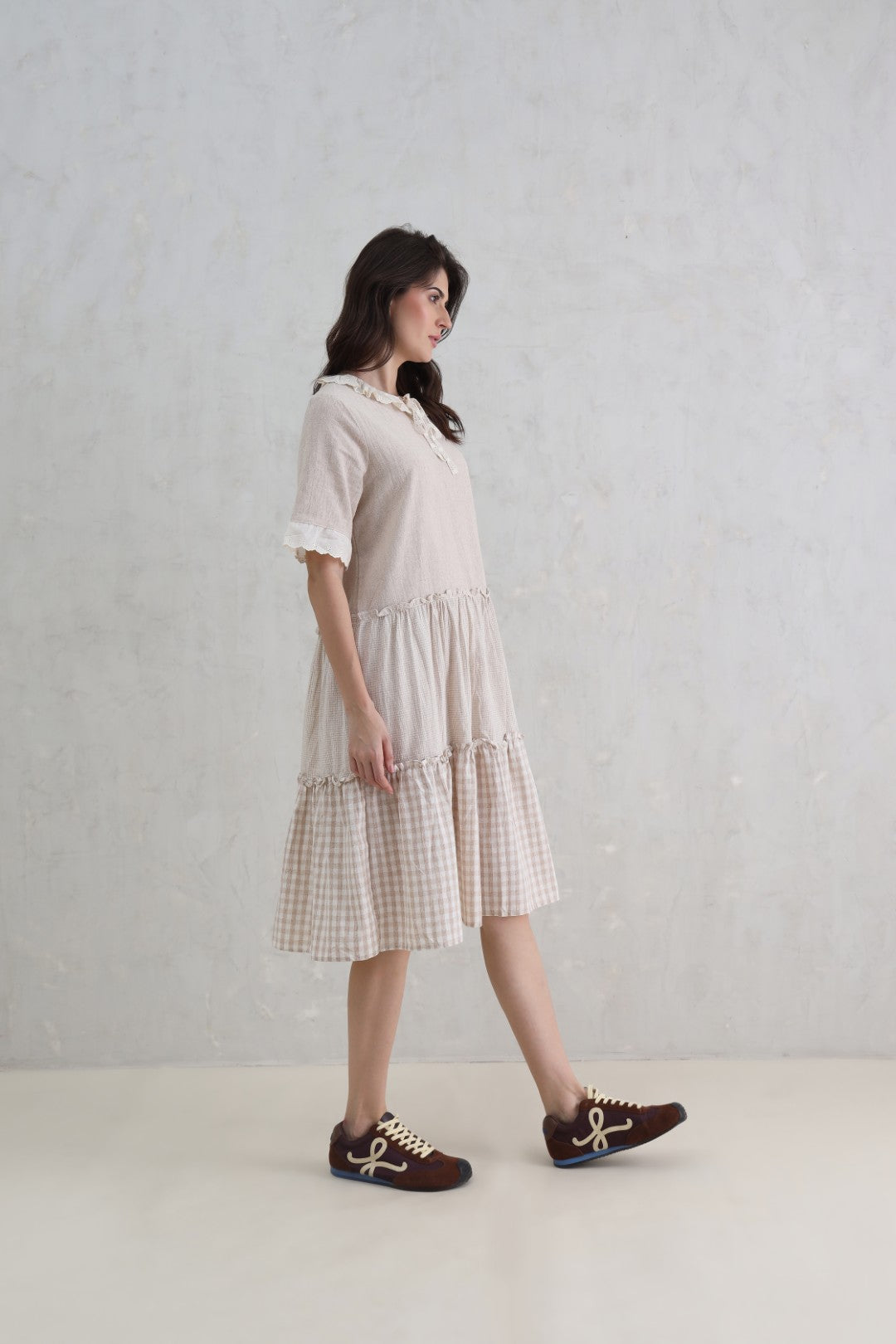 Gingham Check Dress