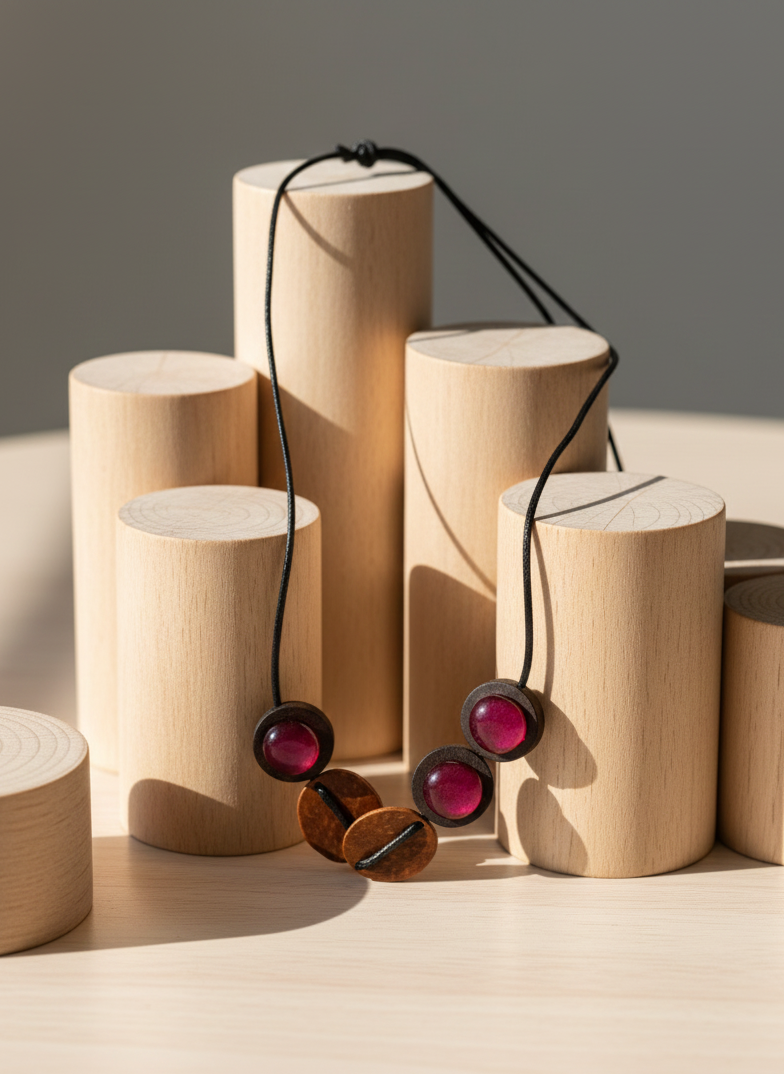 Terra Loop Necklace Purple