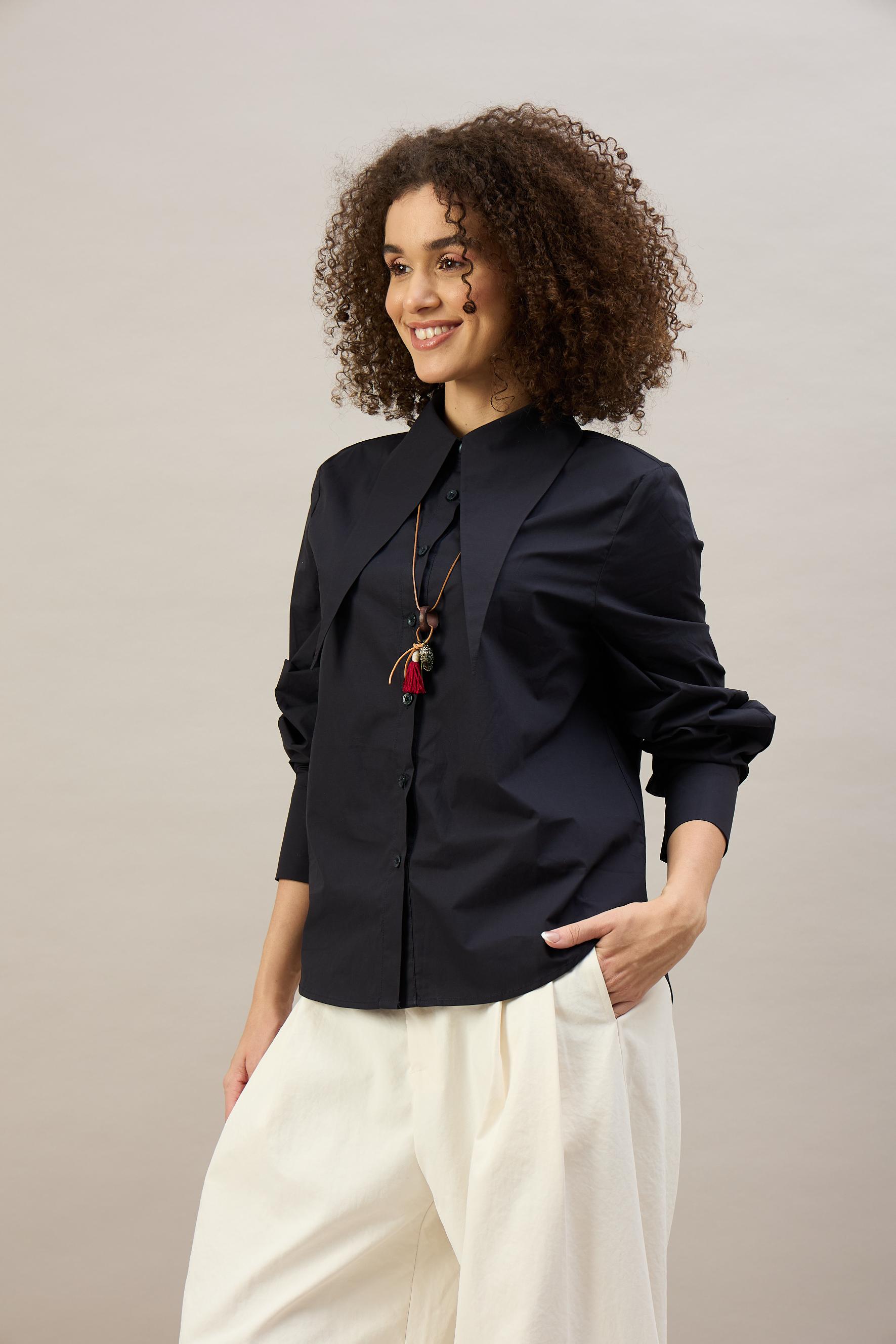 Luxe Tailored Noir Shirt