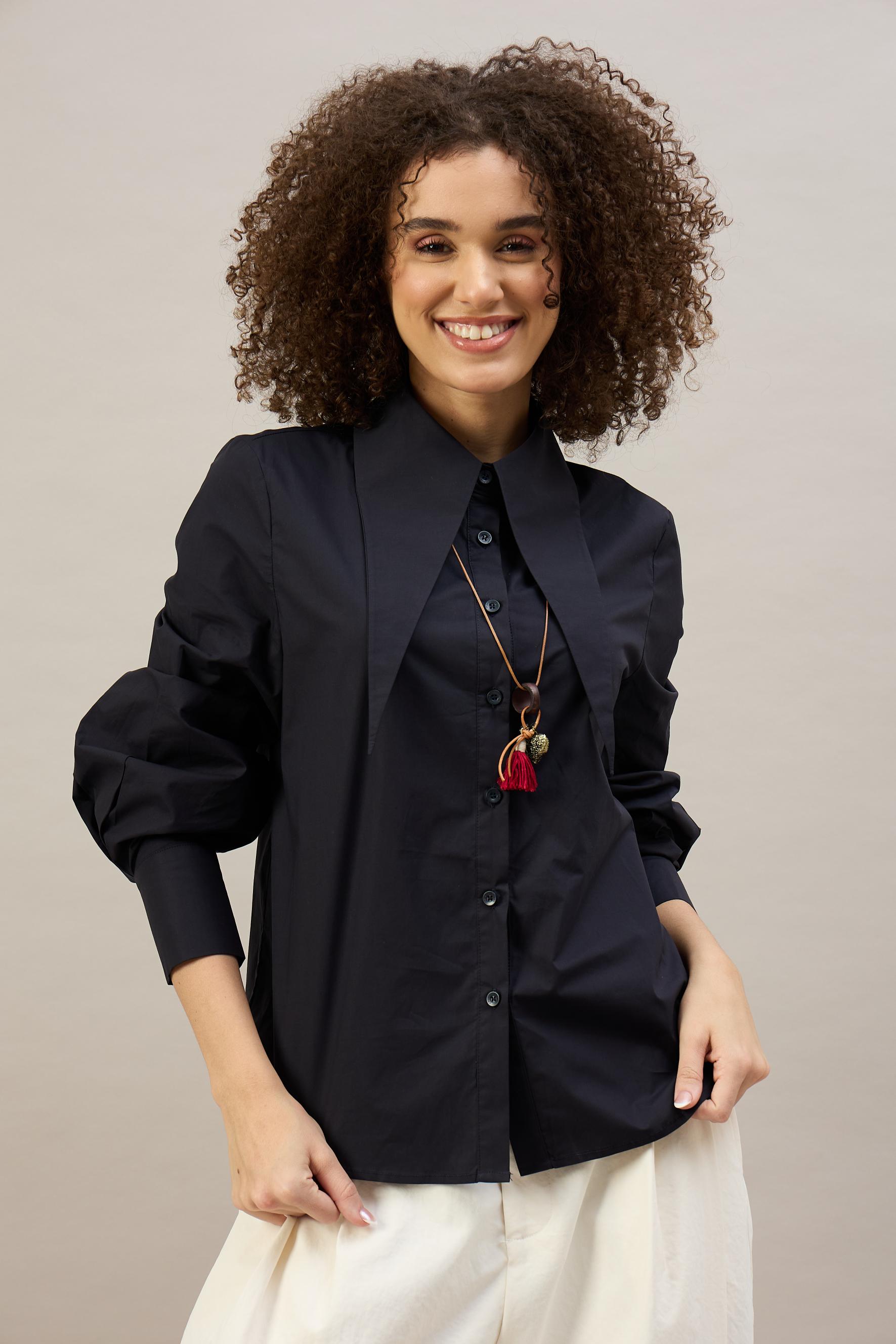 Luxe Tailored Noir Shirt