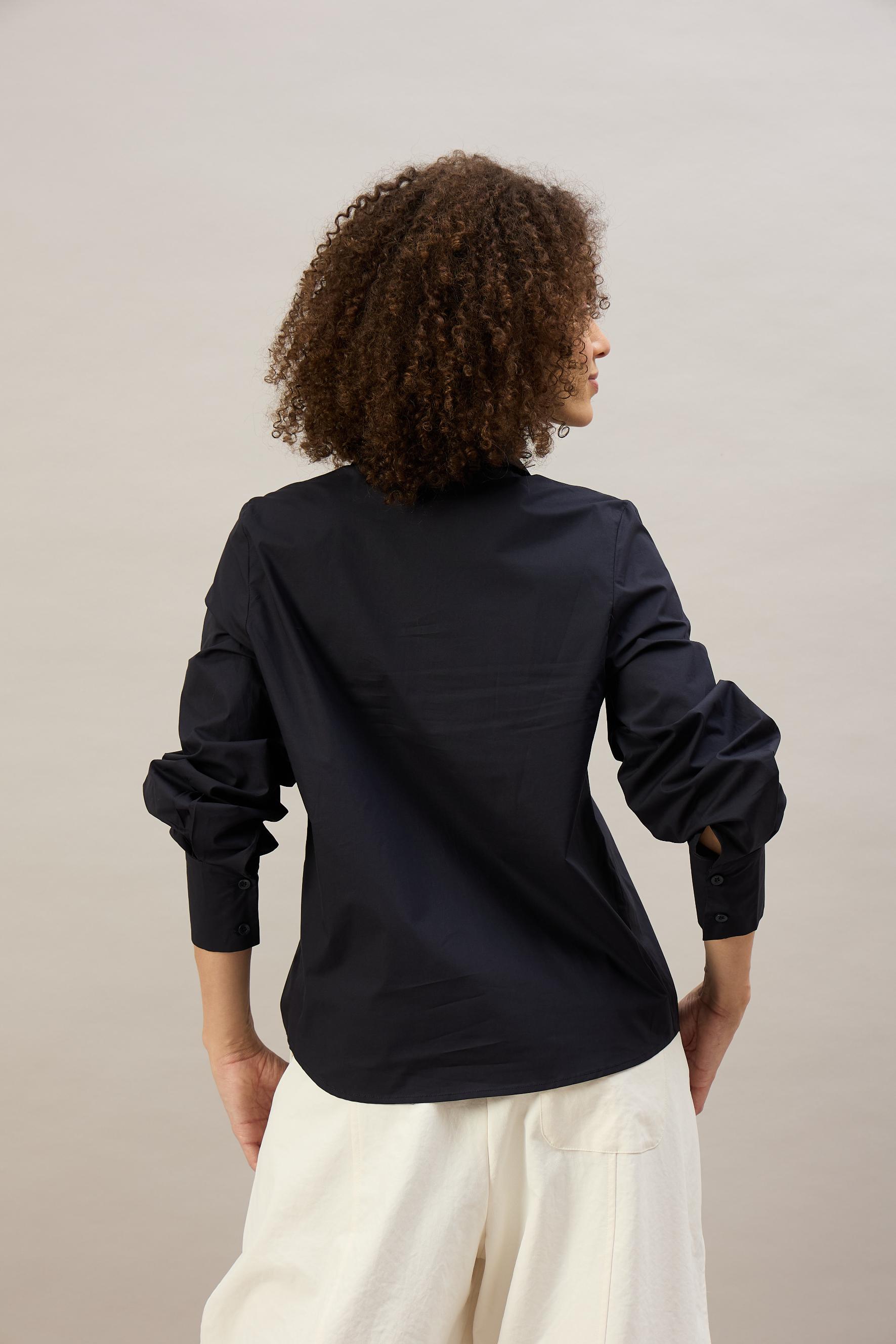 Luxe Tailored Noir Shirt