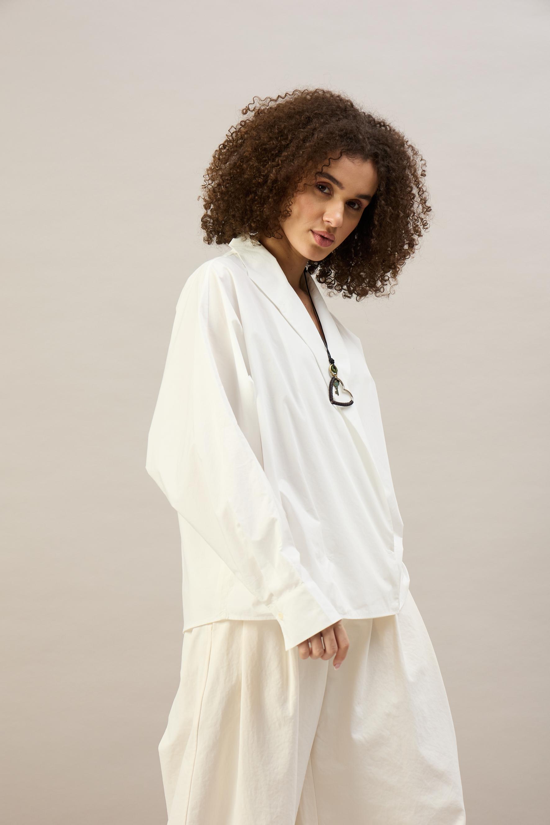 Snowfold Luxe Wrap Shirt