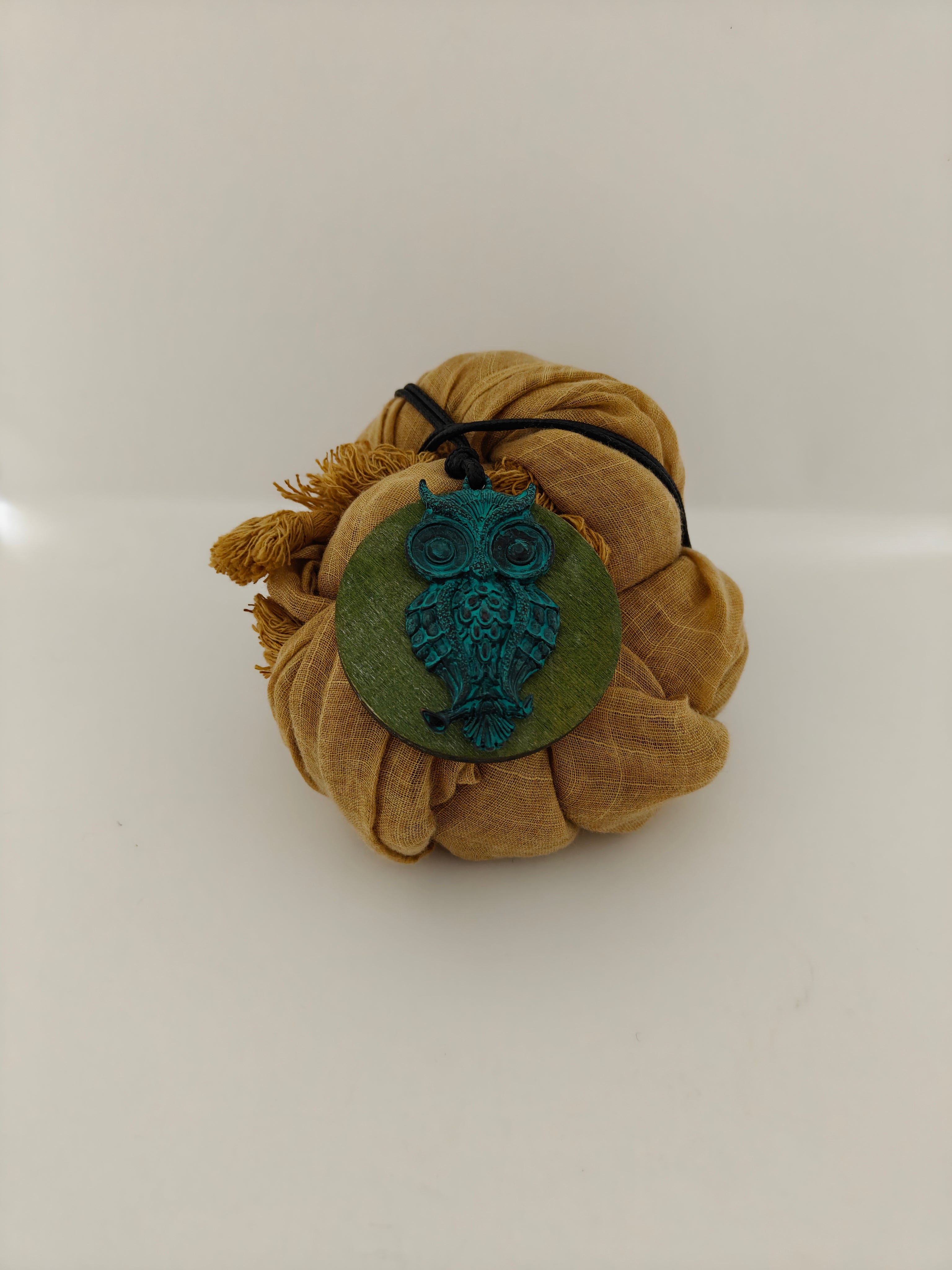 Forest Night Owl Necklace