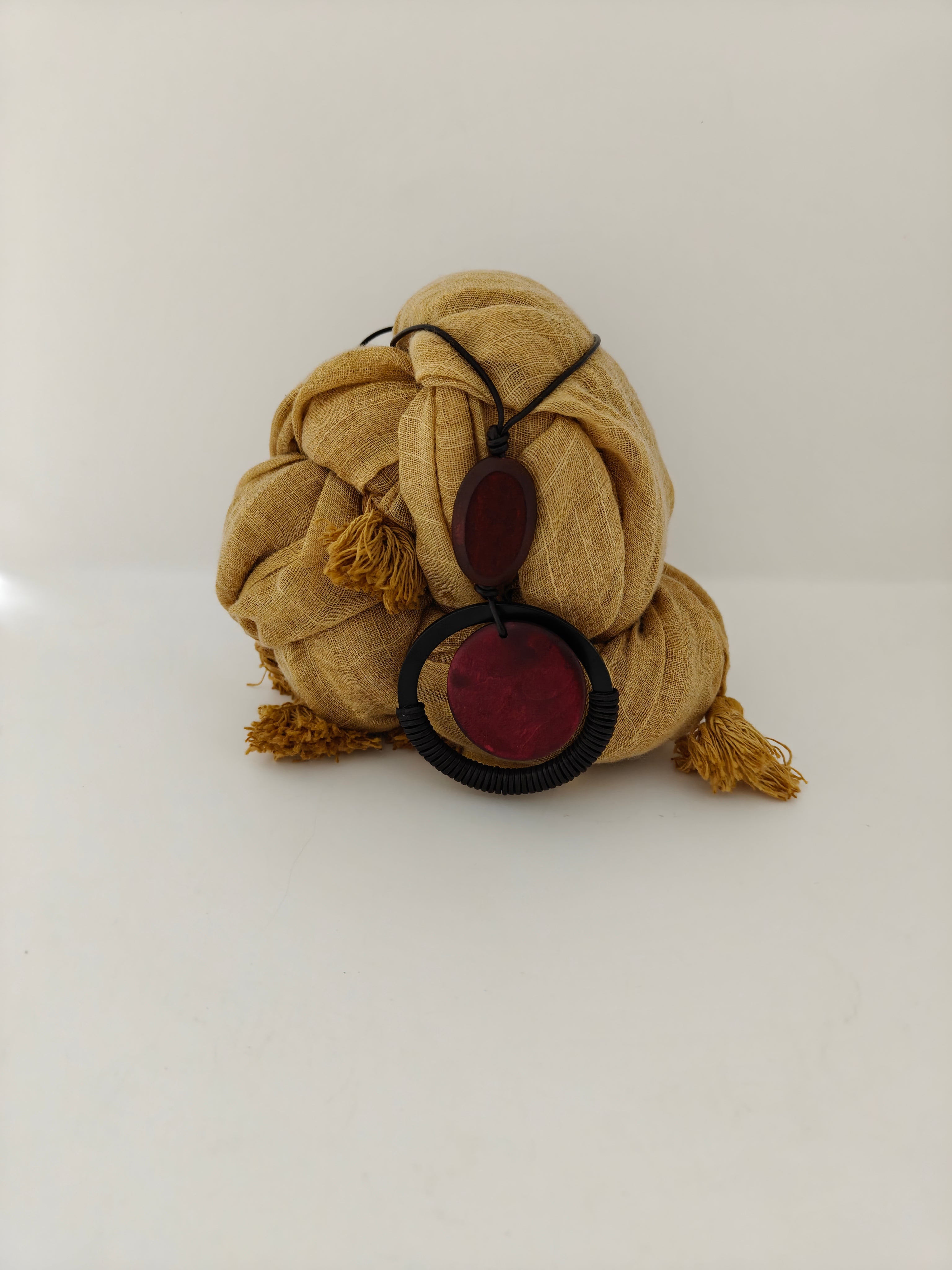 Eclipse Wood Pendant