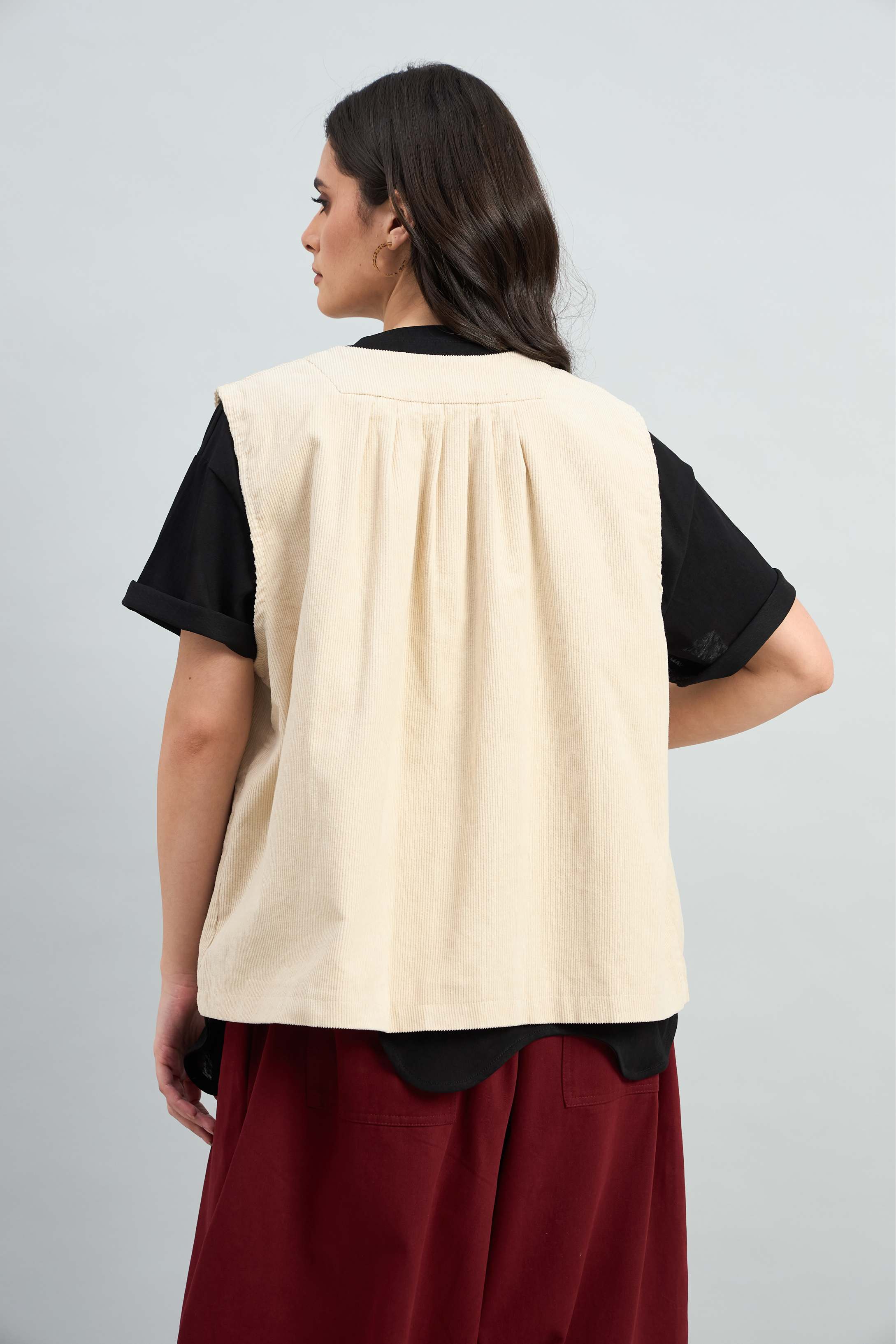 Urban Corduroy Layer Vest (10% Off Auto Applied On Add to Cart)