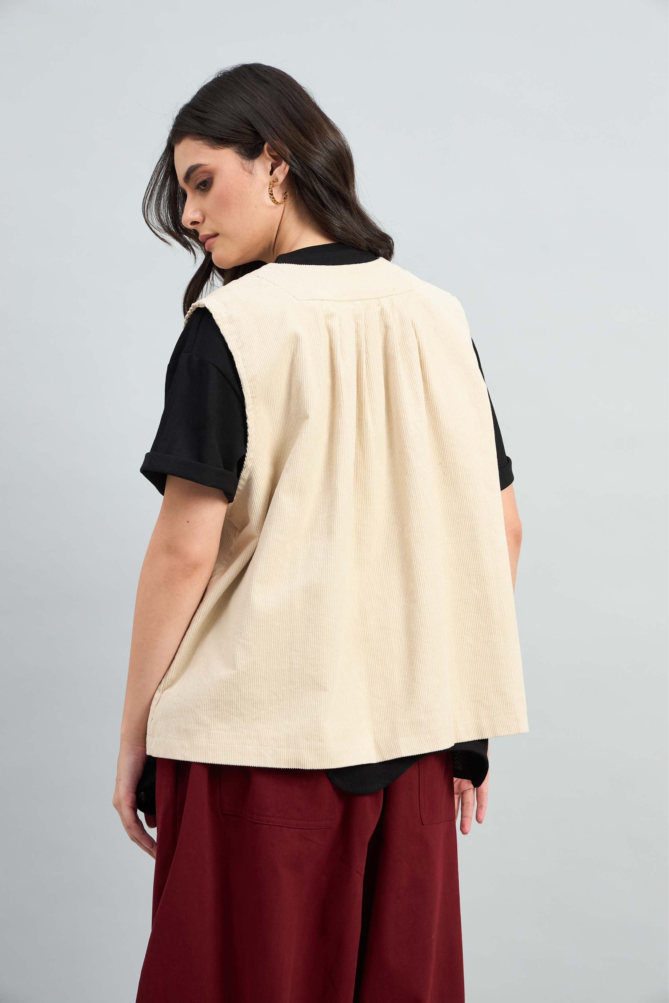 Urban Corduroy Layer Vest (10% Off Auto Applied On Add to Cart)