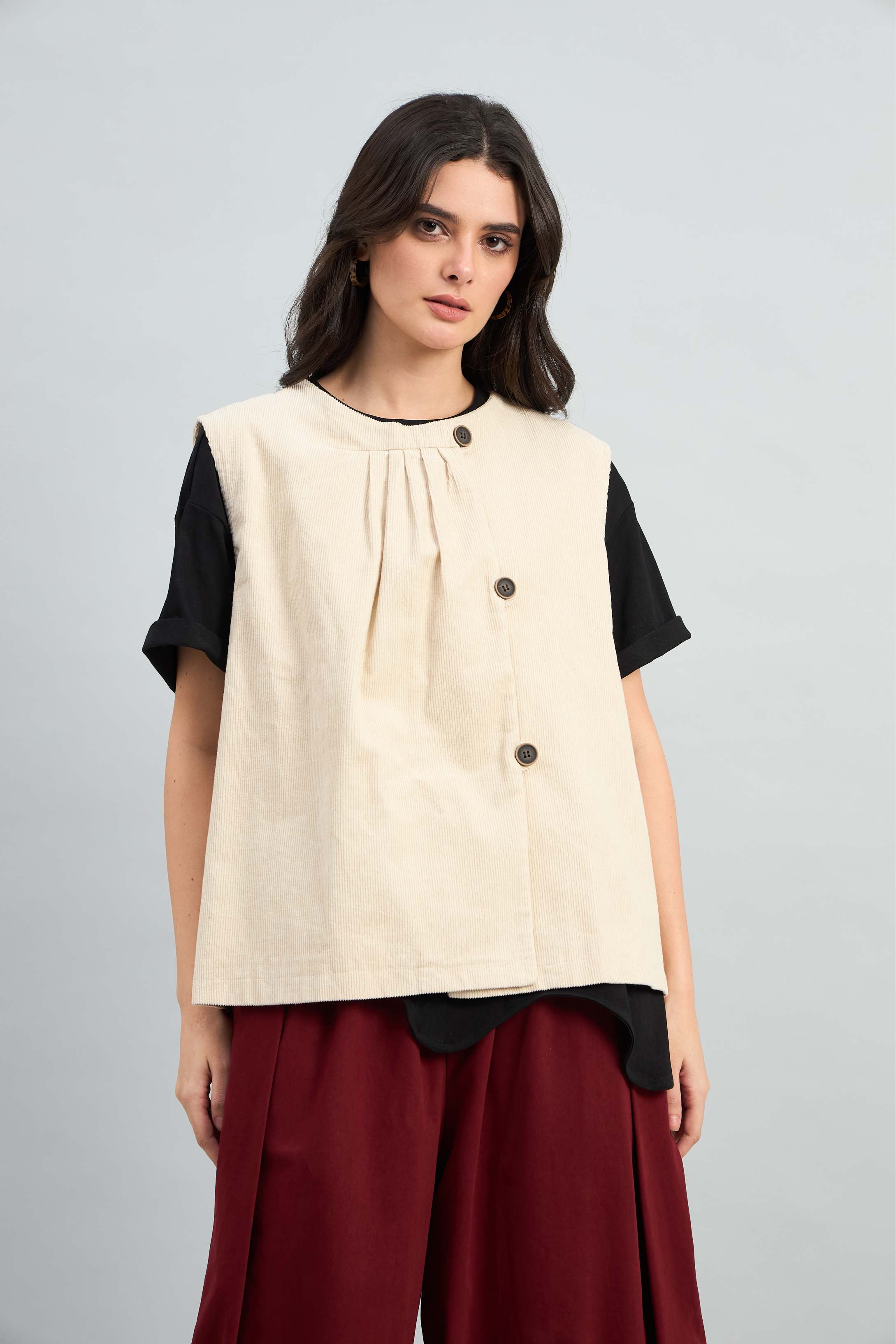 Urban Corduroy Layer Vest (10% Off Auto Applied On Add to Cart)