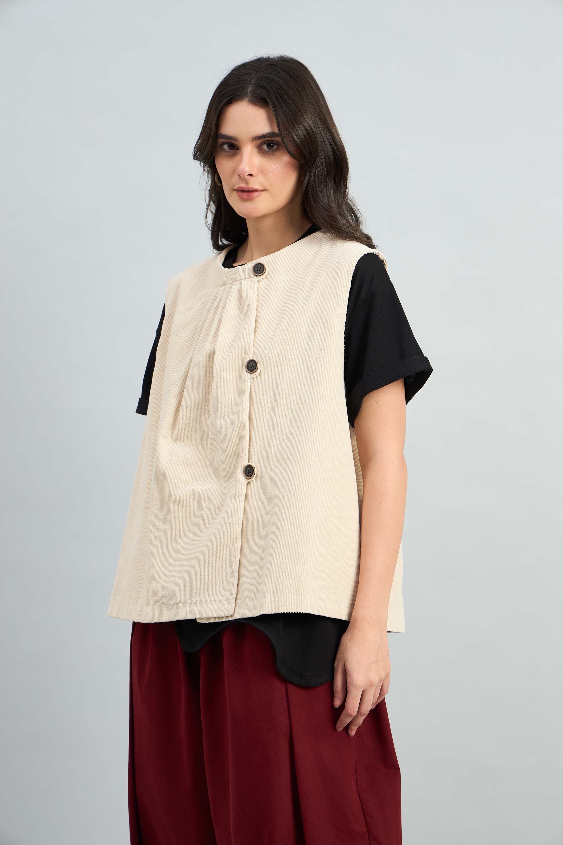 Urban Corduroy Layer Vest (10% Off Auto Applied On Add to Cart)