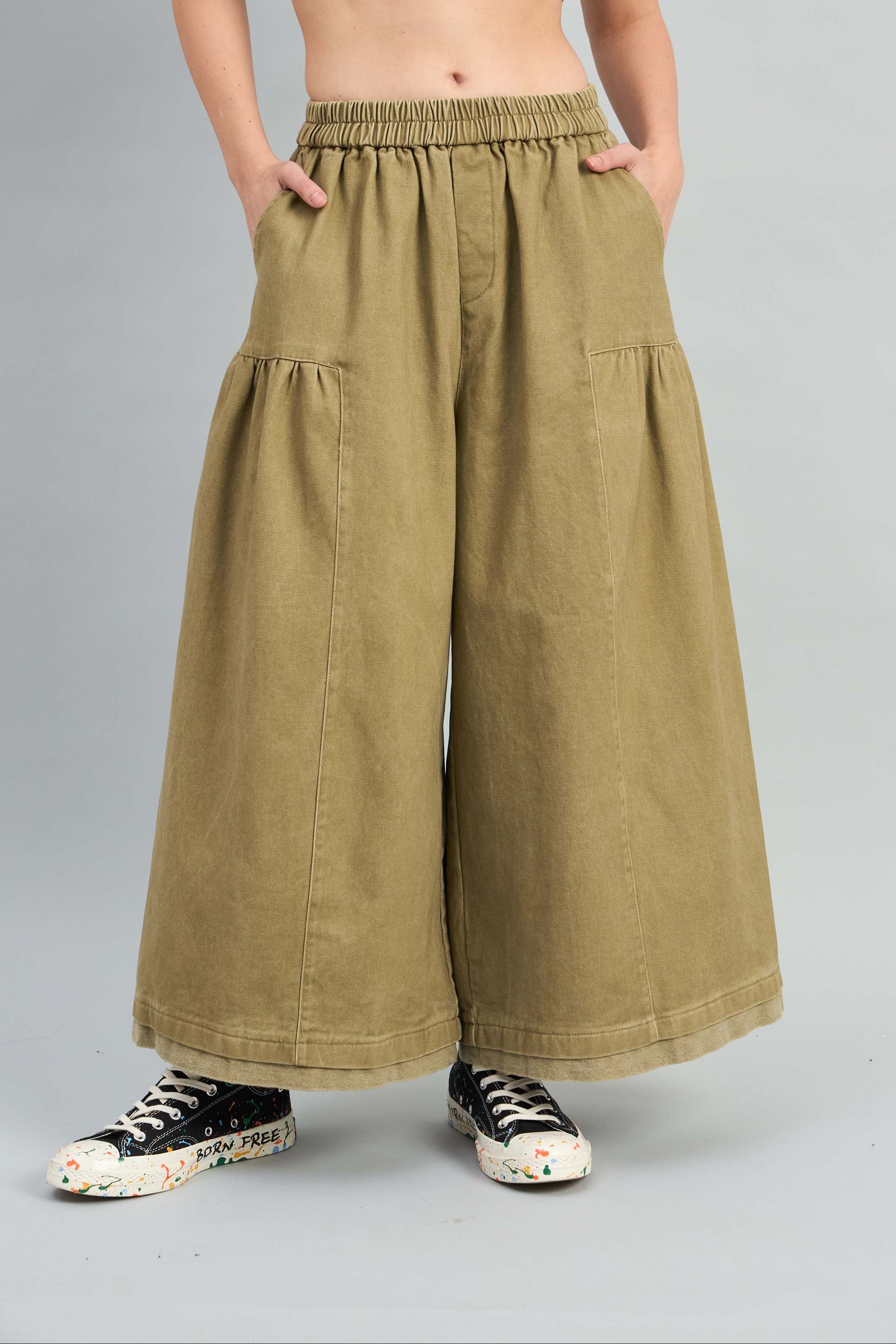 Cinched Wide Leg Pants (10% Off Auto Applied On Add to Cart)