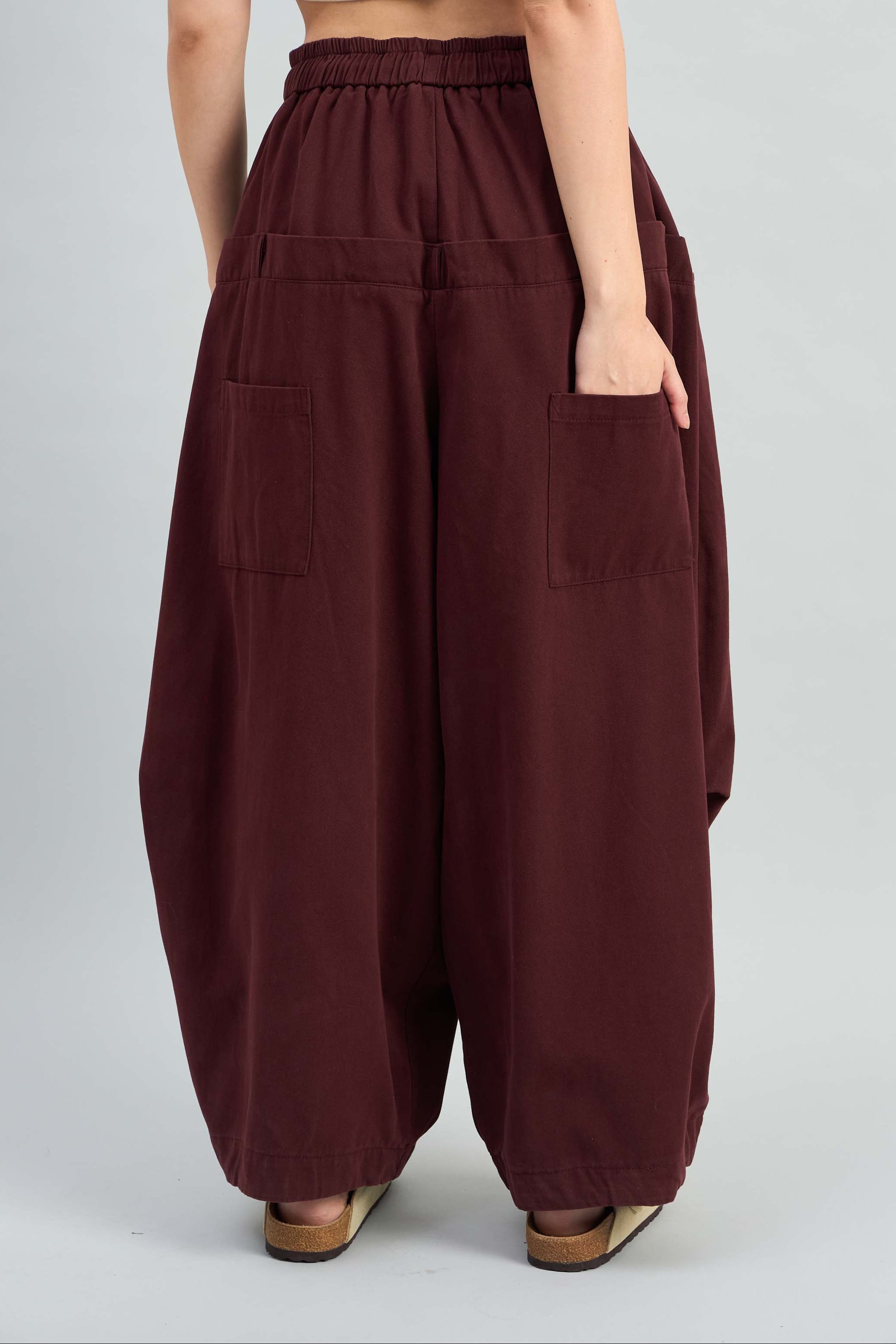Twin Waist Barrel Pants (10% Off Auto Applied On Add to Cart)