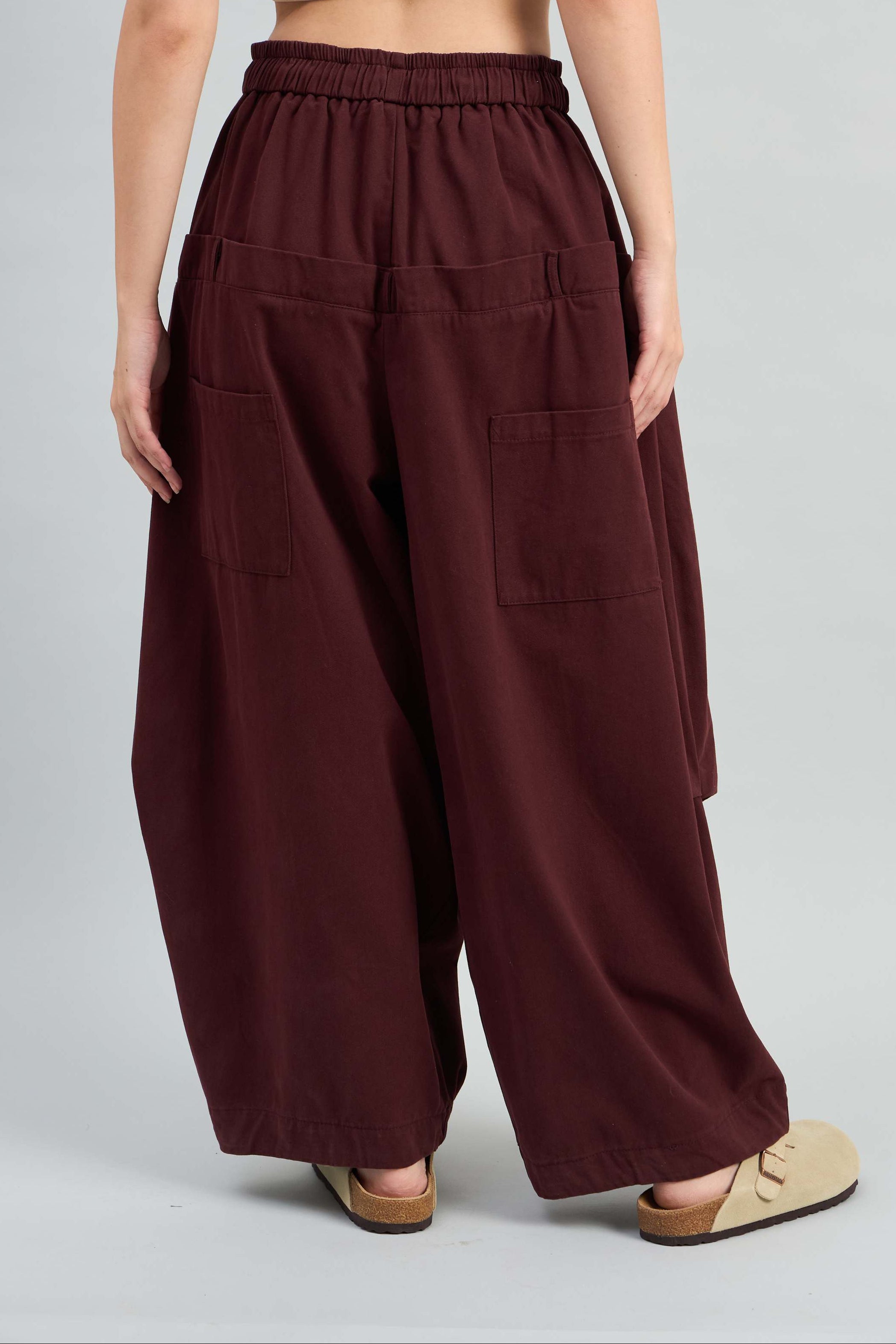 Twin Waist Barrel Pants (10% Off Auto Applied On Add to Cart)