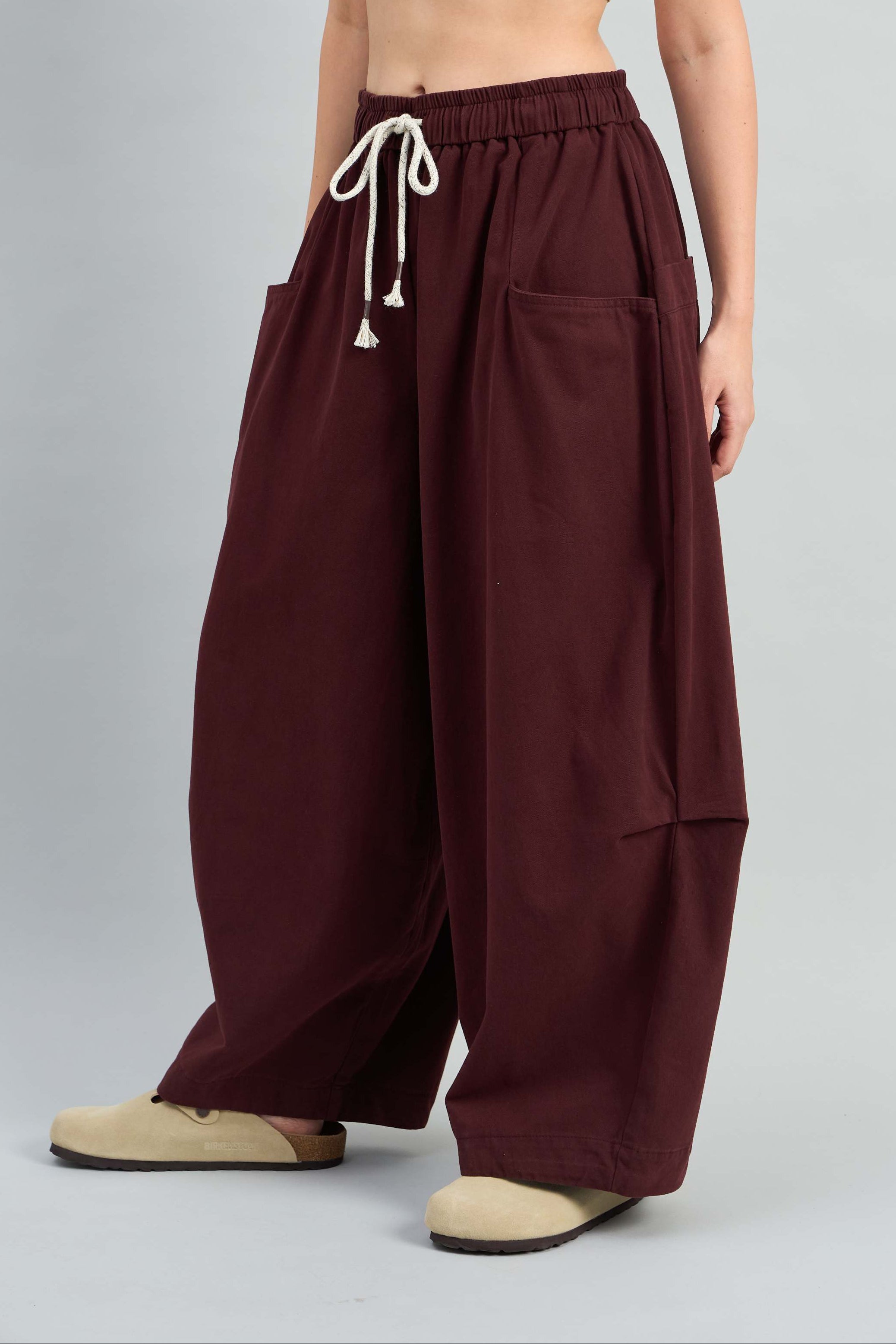 Twin Waist Barrel Pants (10% Off Auto Applied On Add to Cart)
