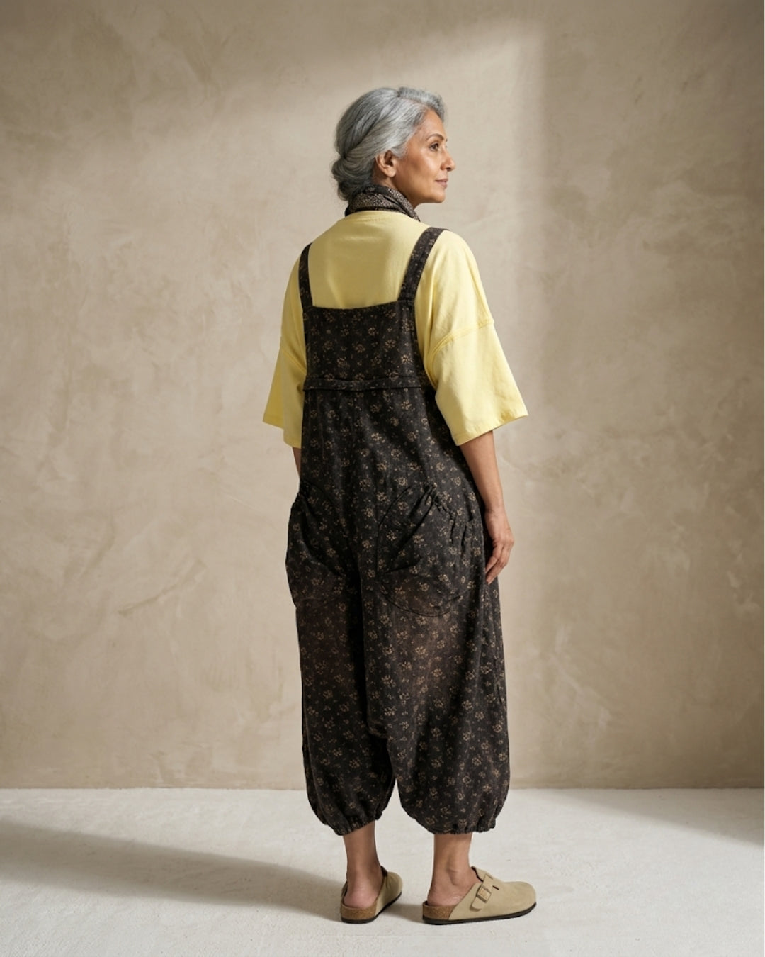 Faded Flora Dungaree (FLAT 40% Off. Auto Applies On Add To Cart)
