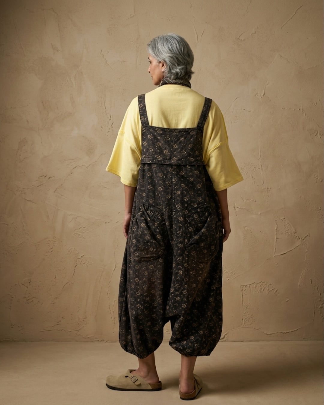 Faded Flora Dungaree (FLAT 40% Off. Auto Applies On Add To Cart)