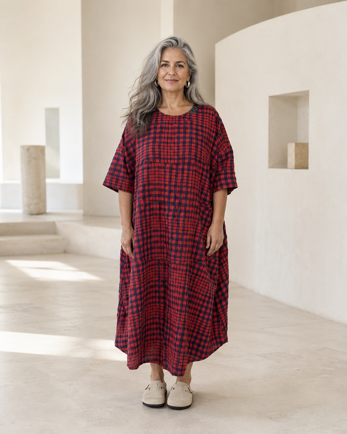 GRID Maxi Dress