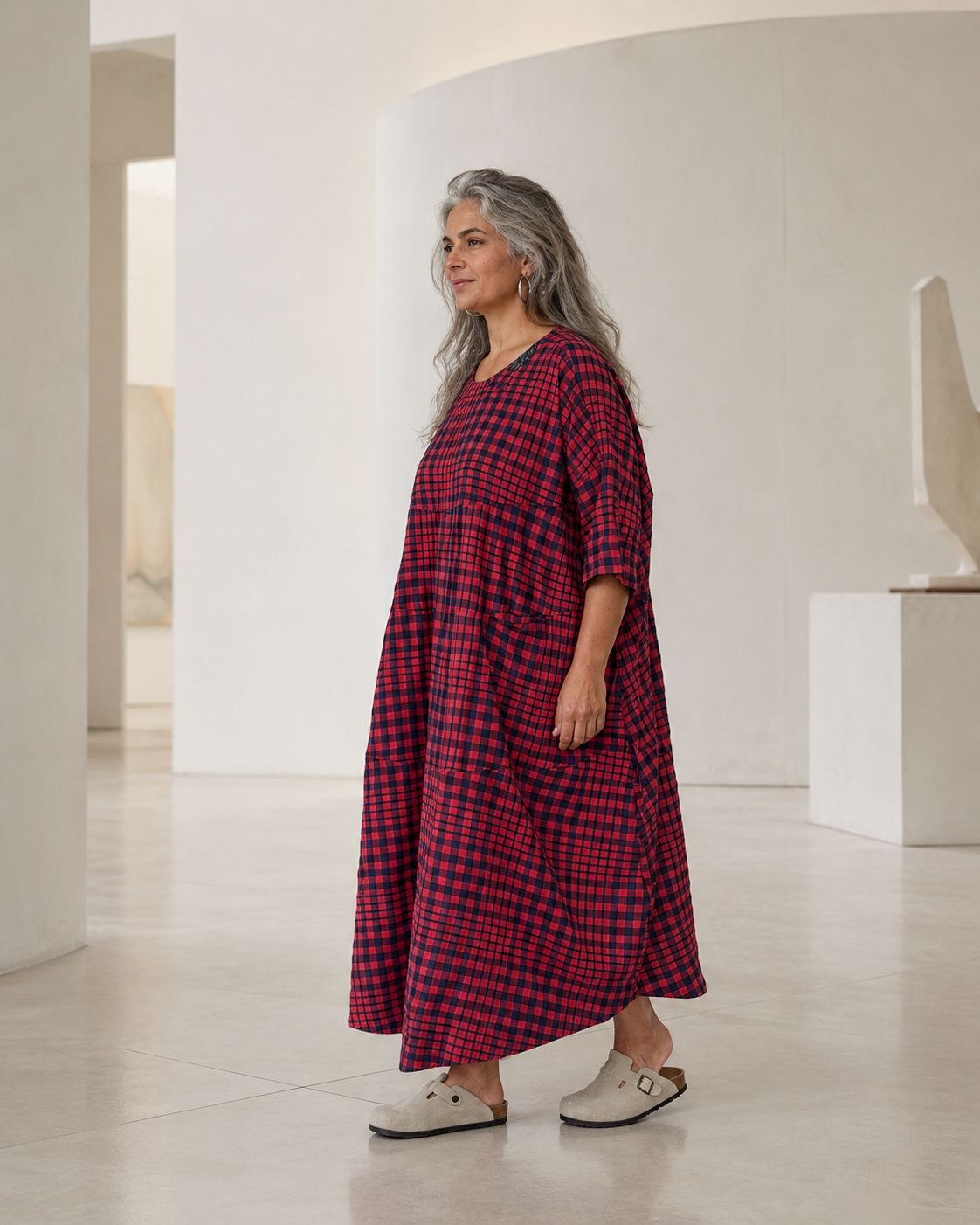 GRID Maxi Dress