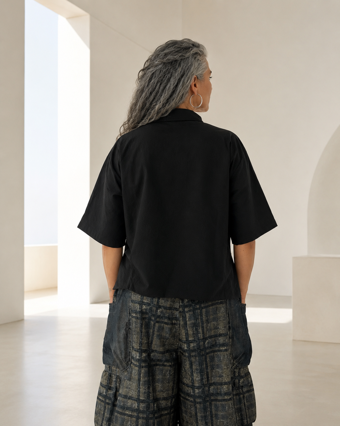 Wave Hem Shirt