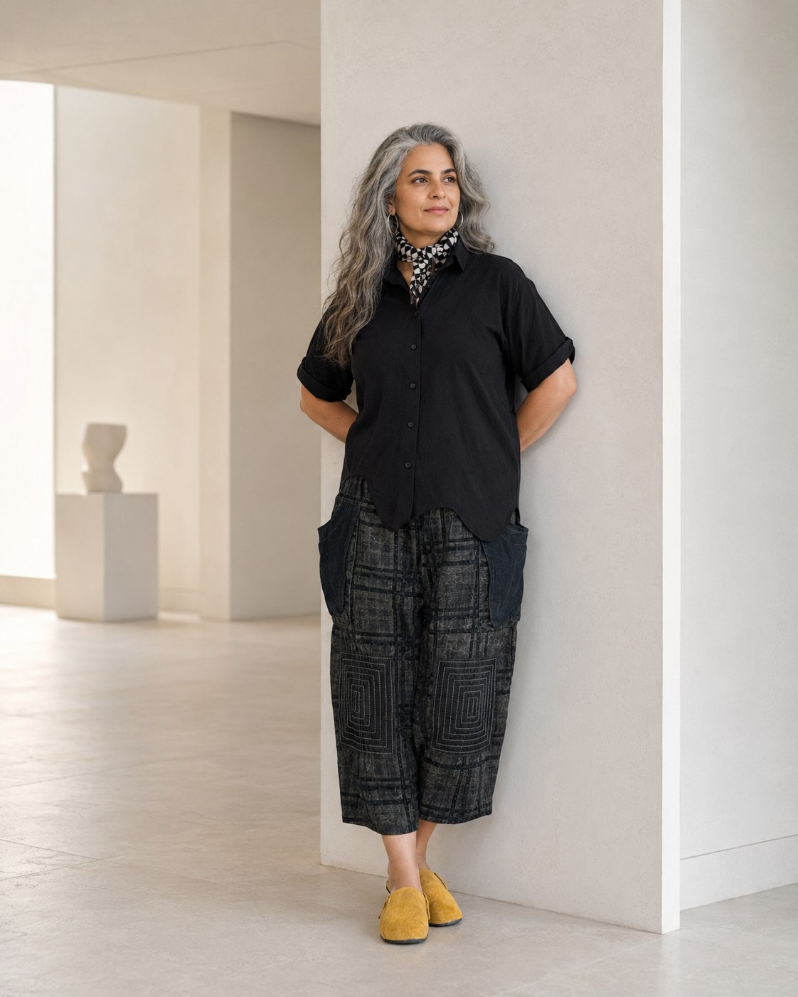Wave Hem Shirt