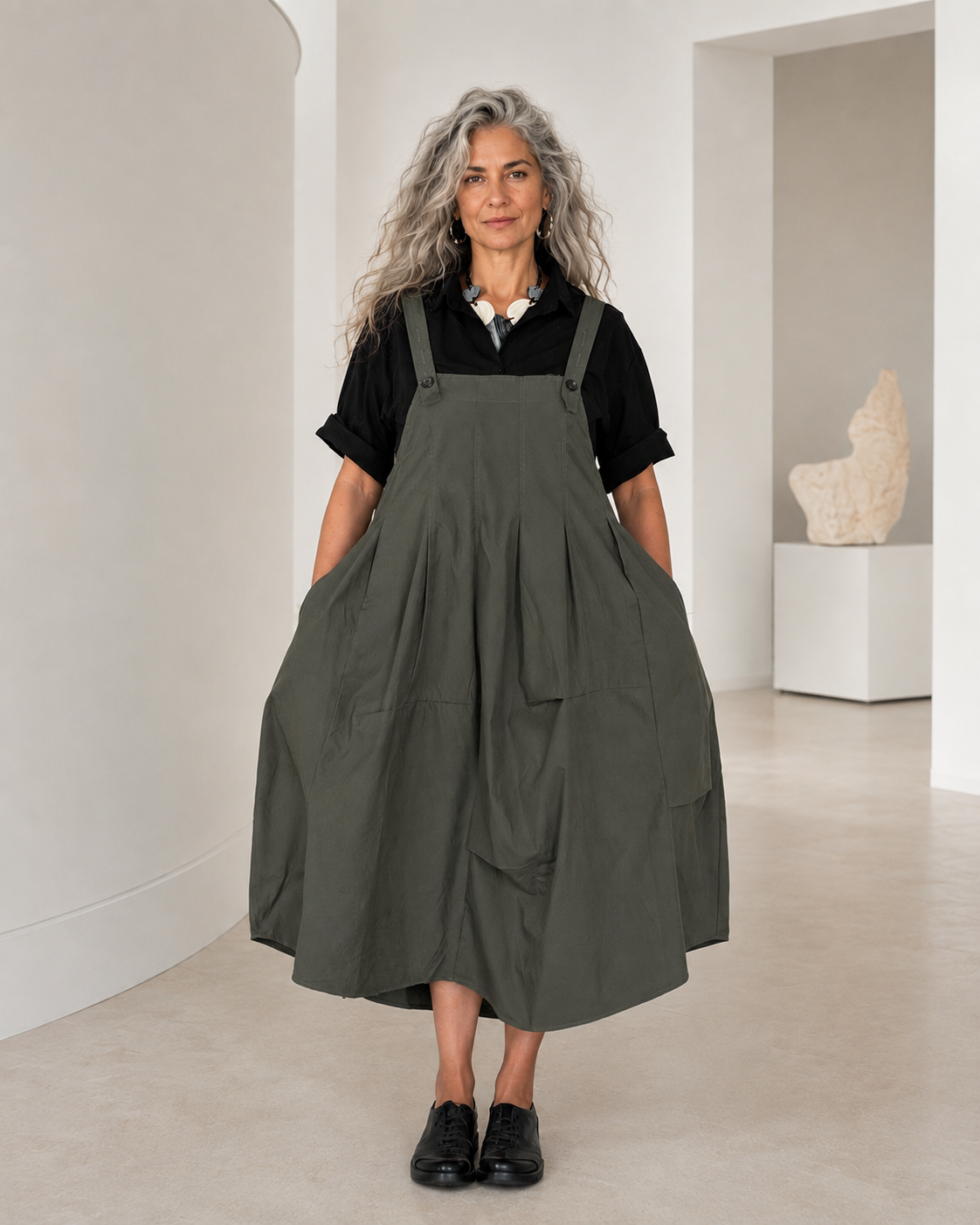 Roam Dungaree Dress