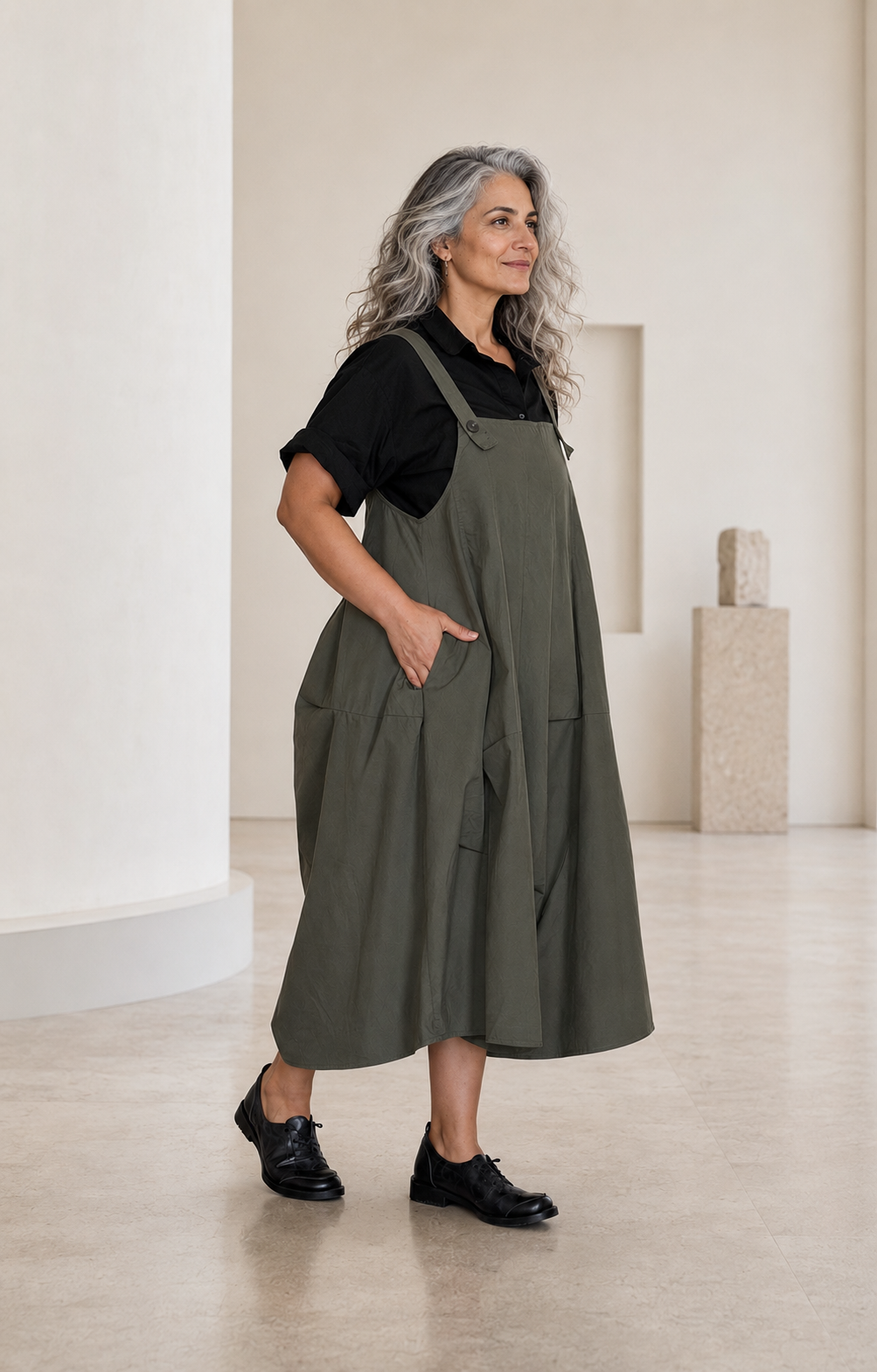 Roam Dungaree Dress