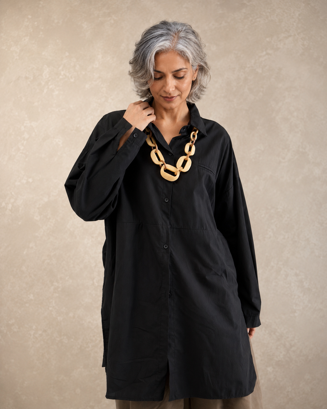 Volume Back Tunic