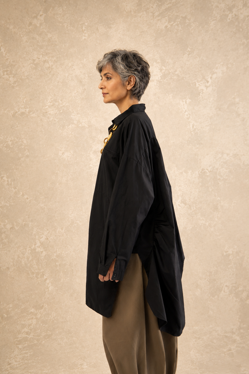 Volume Back Tunic