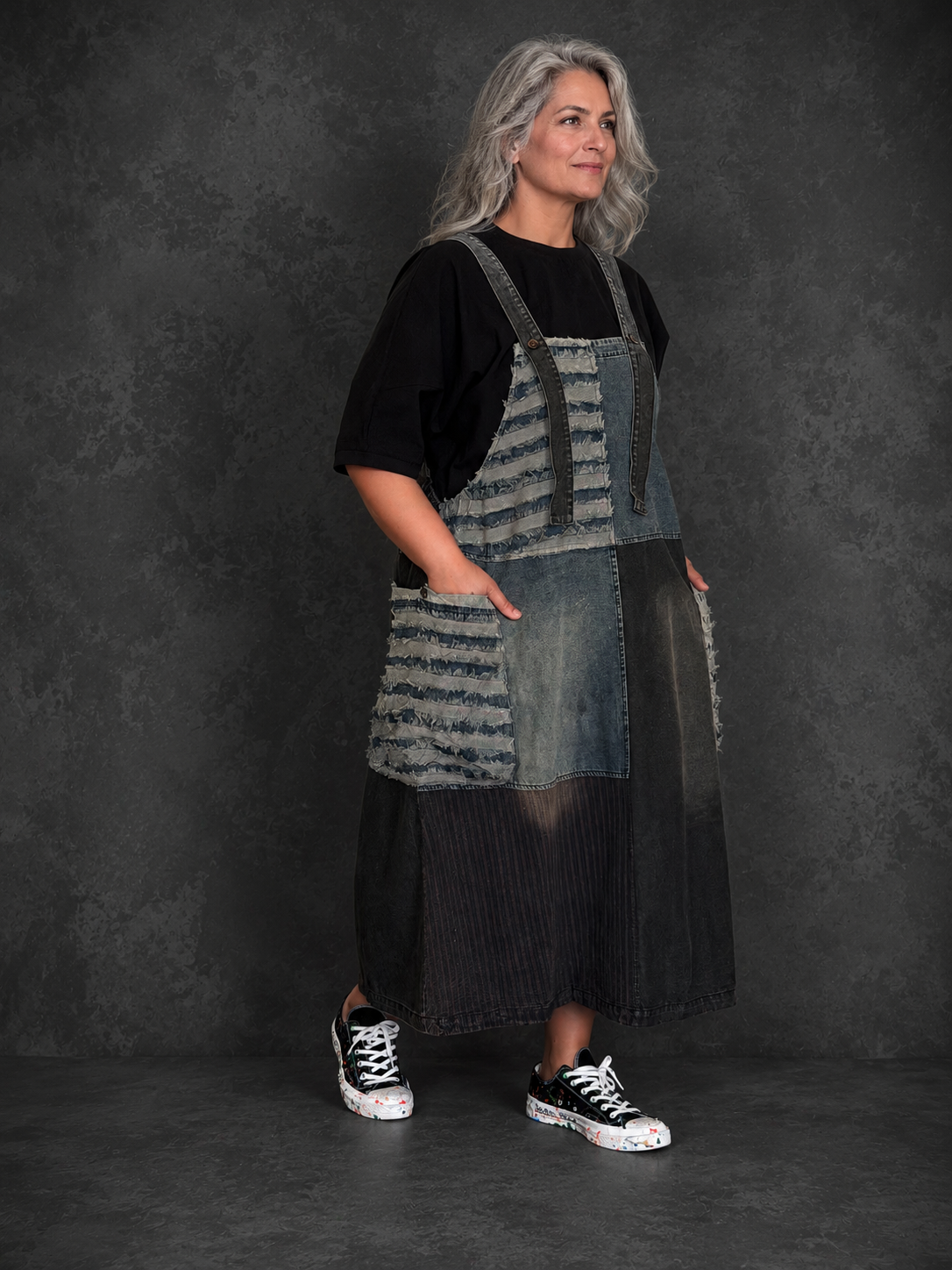 Denim Riot Dungaree Dress