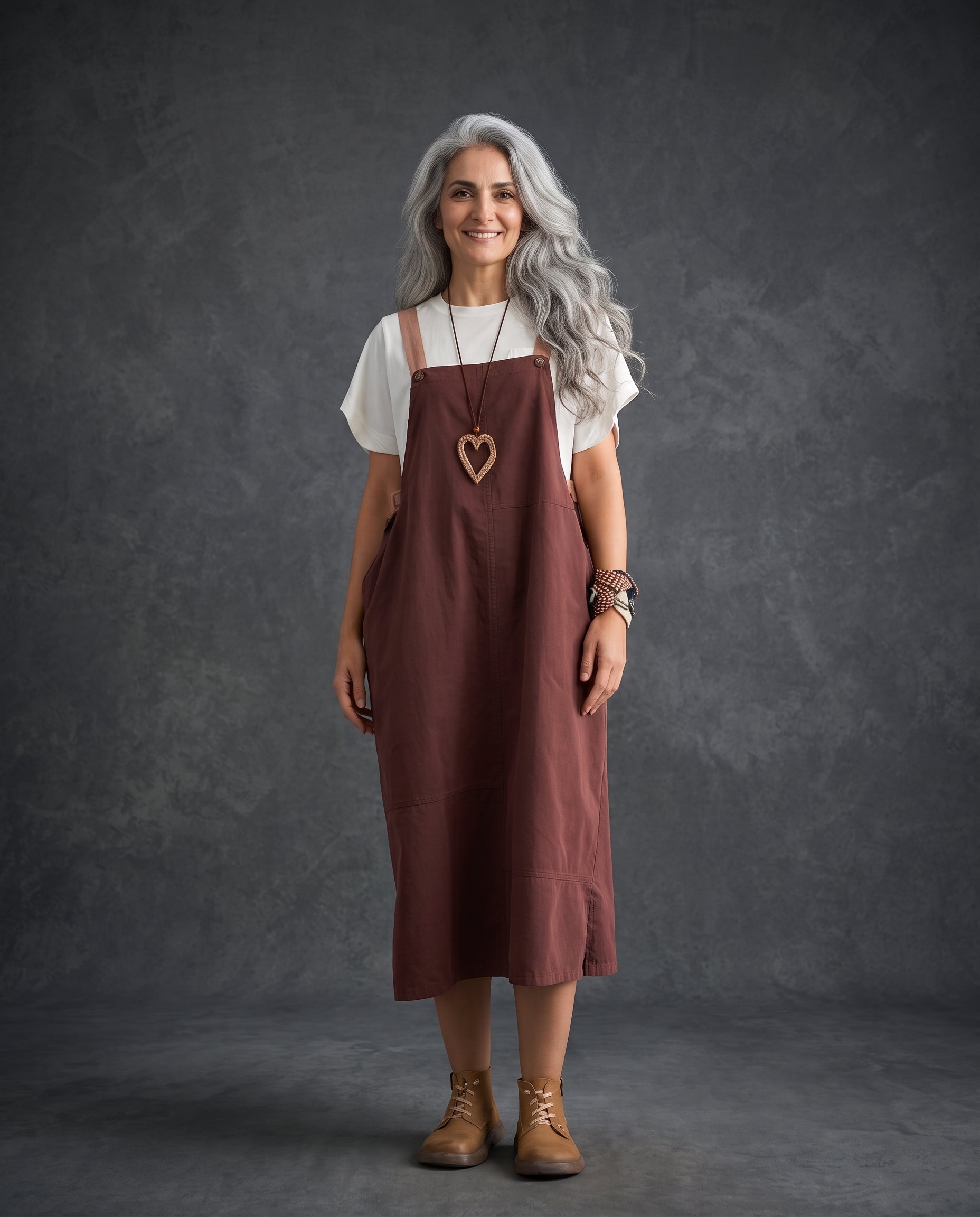The Dual Tone Dungree Dress