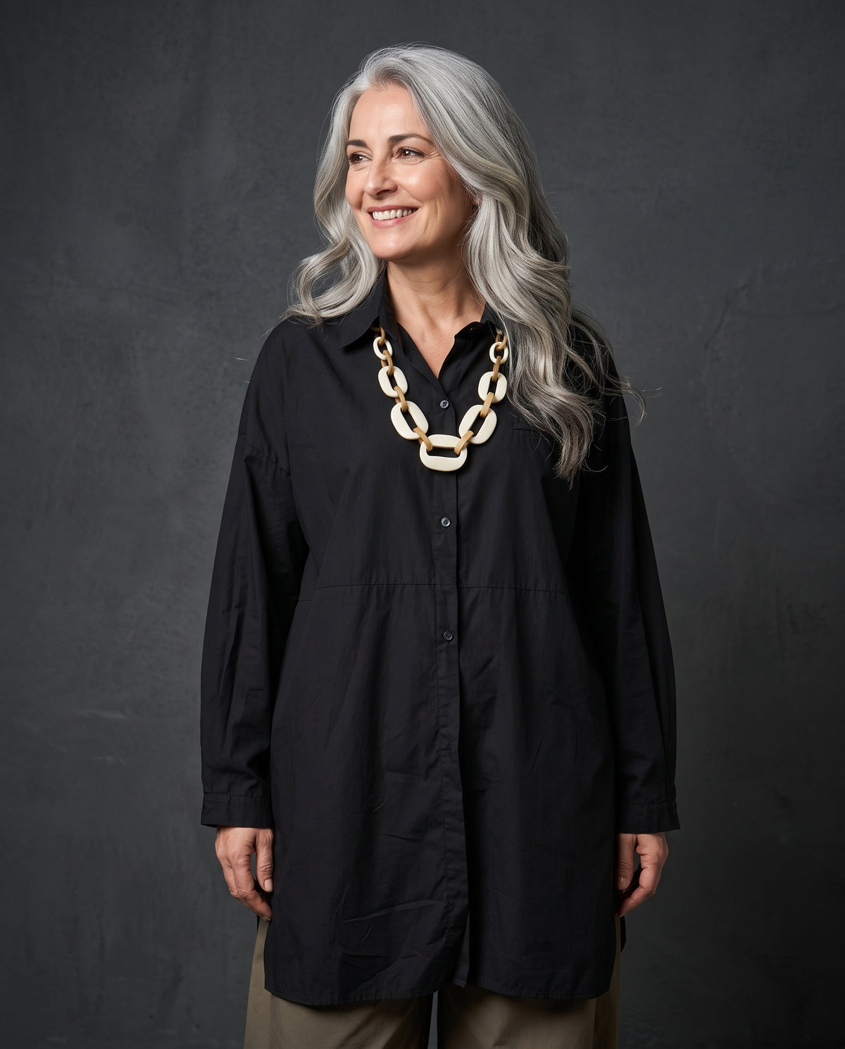 Volume Back Tunic