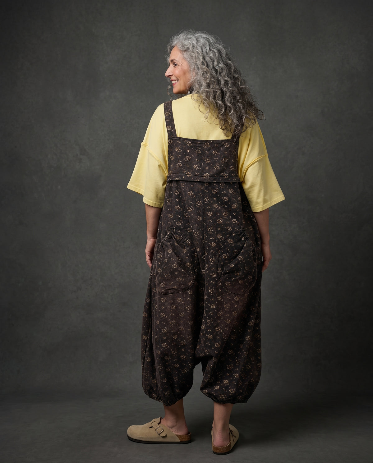 Faded Flora Dungaree