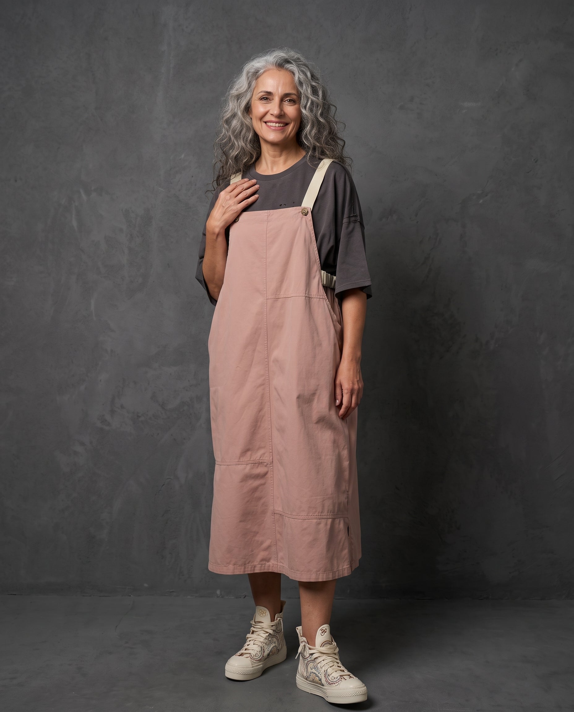 The Dual Tone Dungree Dress