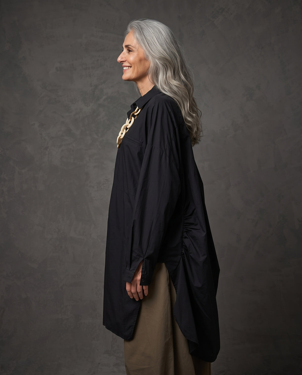 Volume Back Tunic