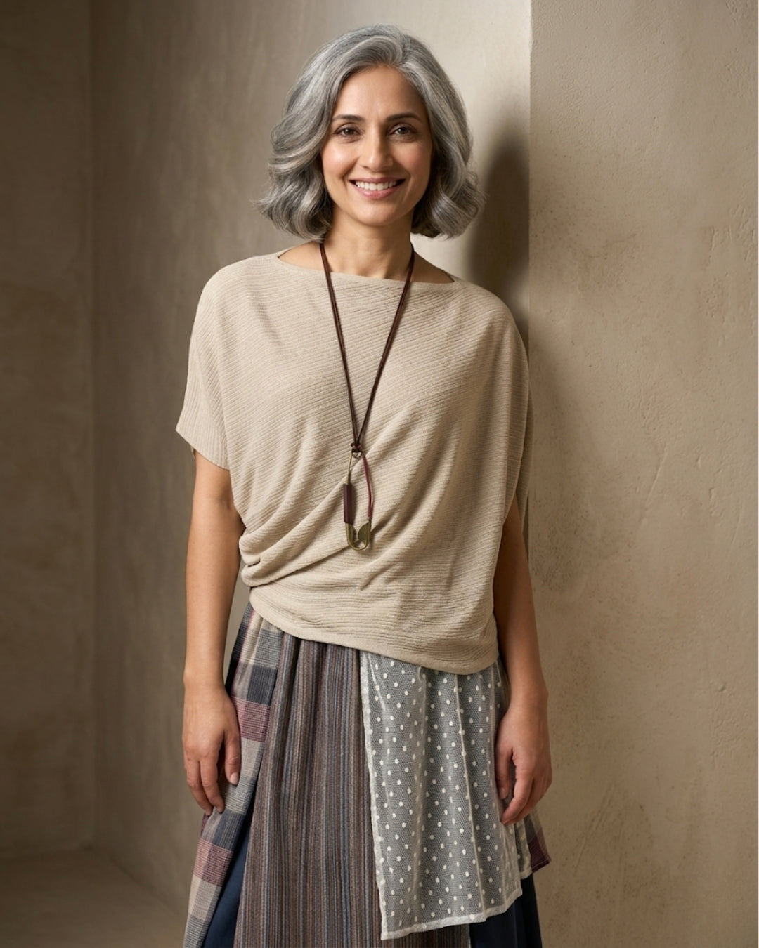 Off-Edge Drape Top