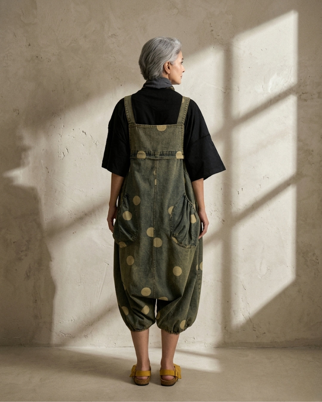 Polka Rebellion Dungaree (FLAT 40% Off. Auto Applies On Add To Cart)