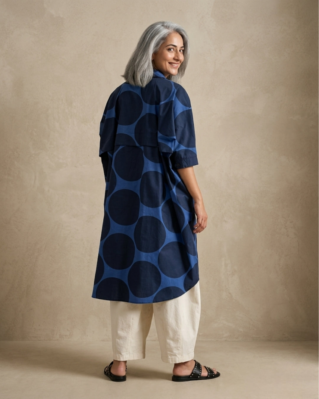 Polka Rebellion Tunic (FLAT 40% Off. Auto Applies On Add To Cart)