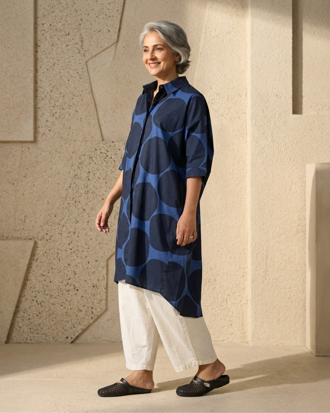Polka Rebellion Tunic (FLAT 40% Off. Auto Applies On Add To Cart)