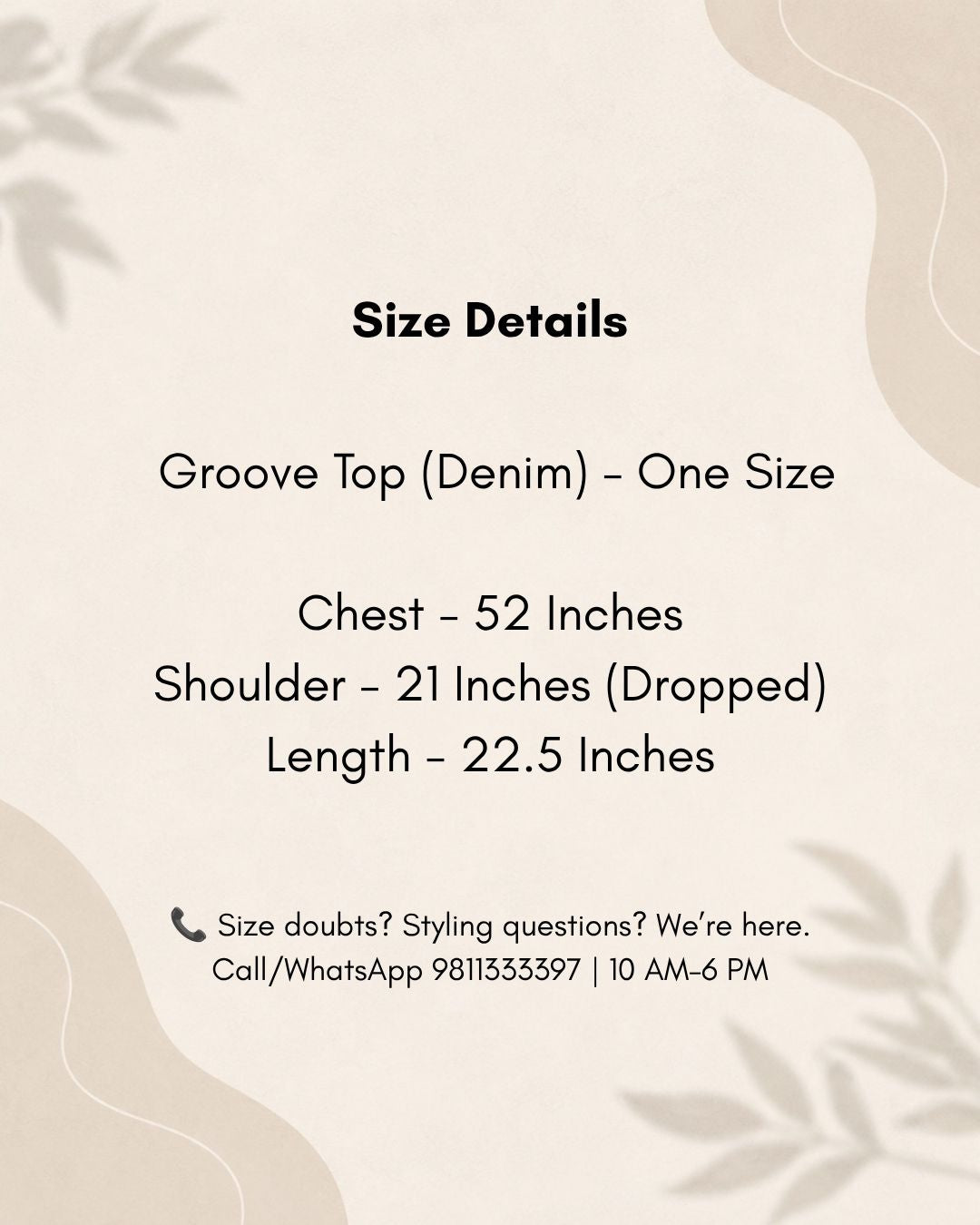 Groove Top (Denim)