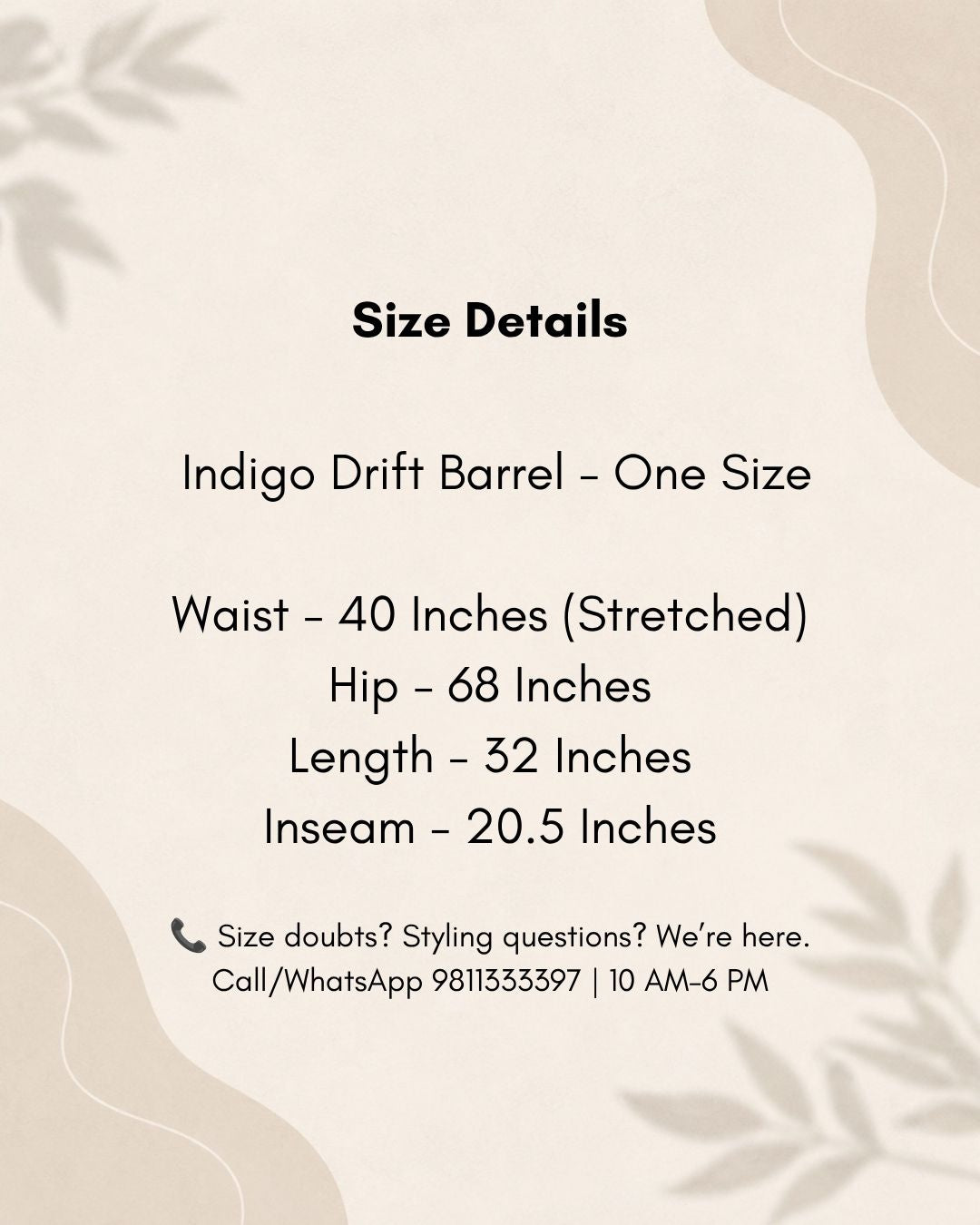 Indigo Drift Barrel