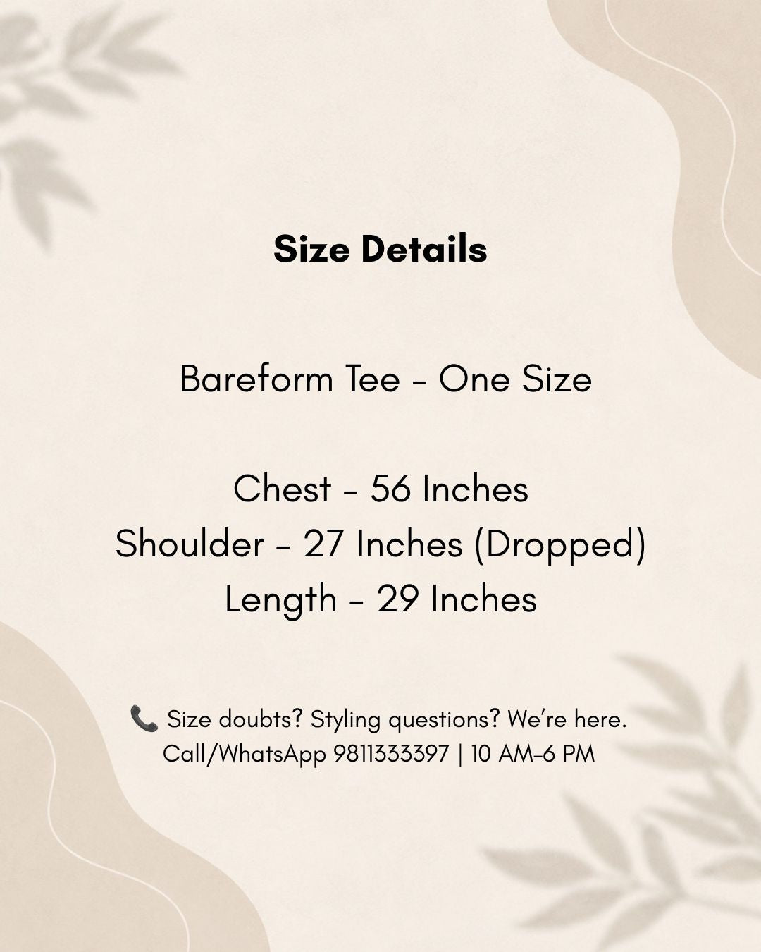 Bareform Oversized Tee
