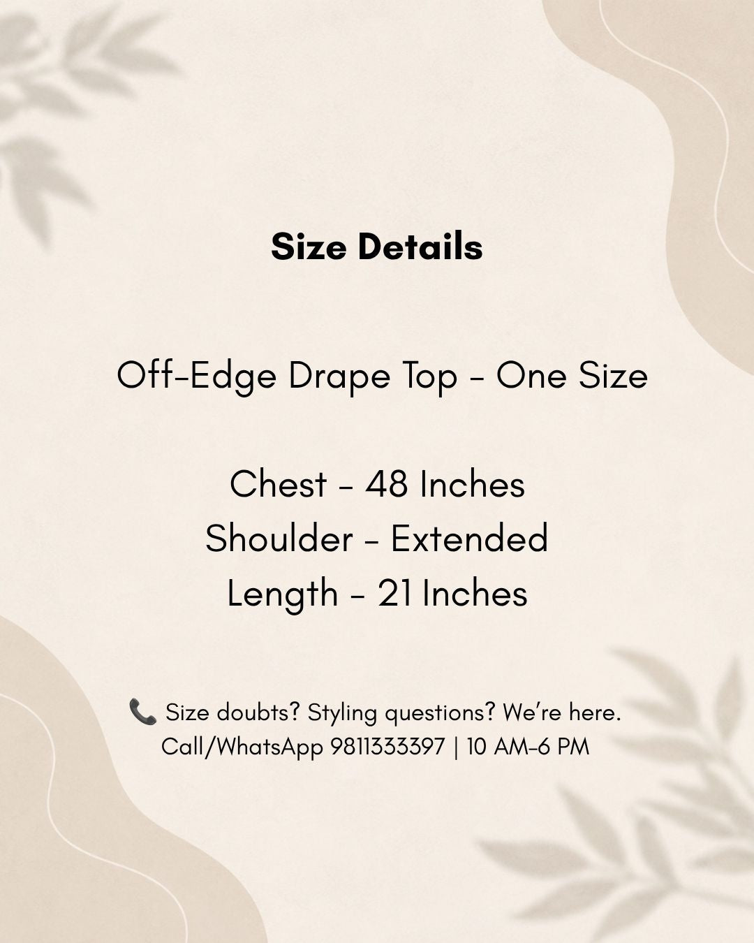 Off-Edge Drape Top
