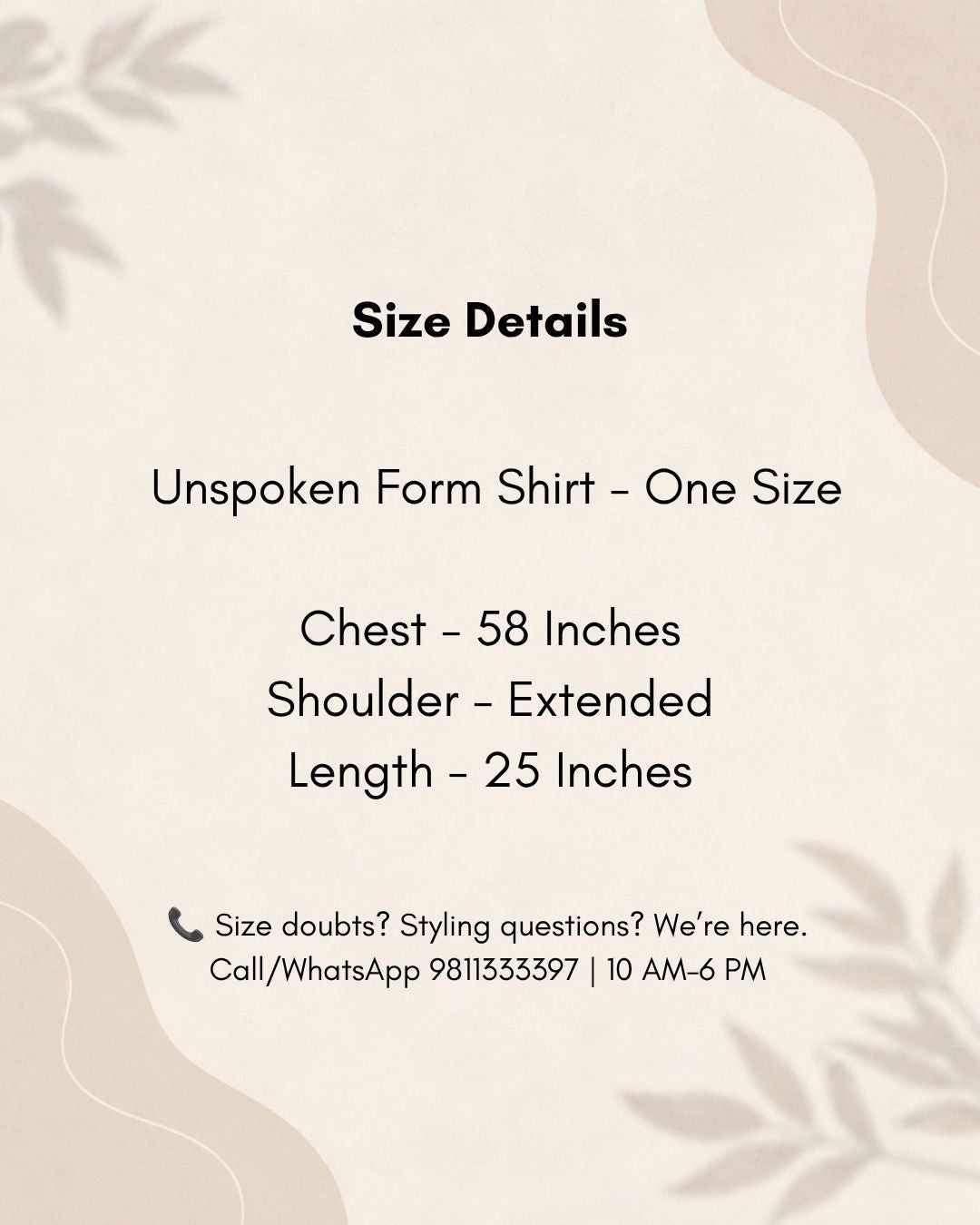 Unspoken Form Shirt