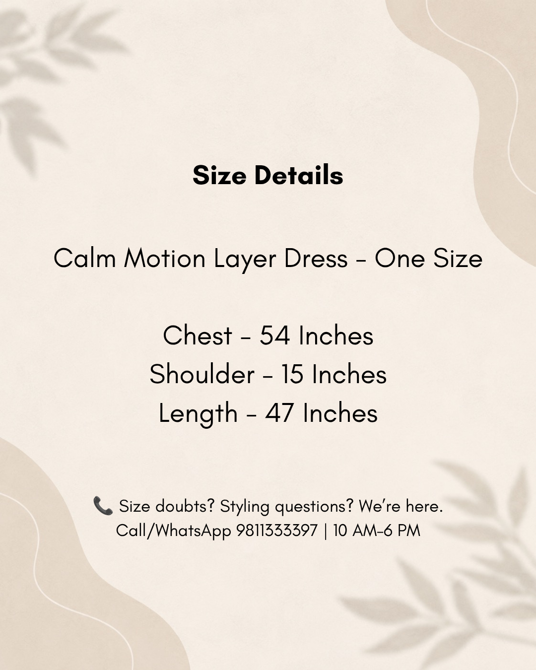 Calm Motion  Layer Dress