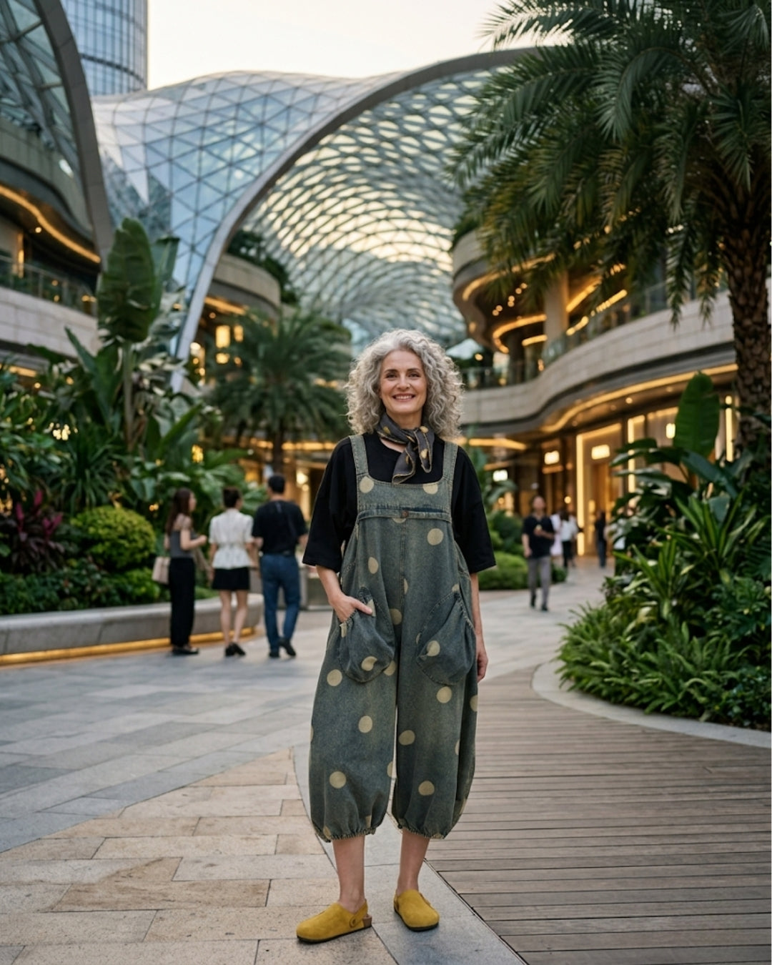 Polka Rebellion Dungaree (5K Off. Auto Applied On Add To Cart)