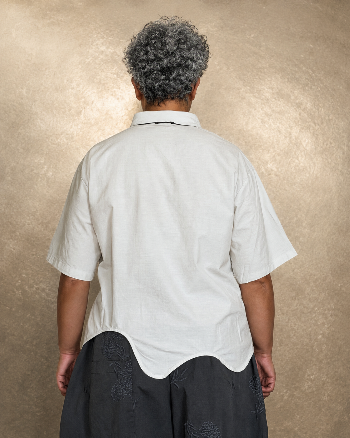 Wave Hem Shirt