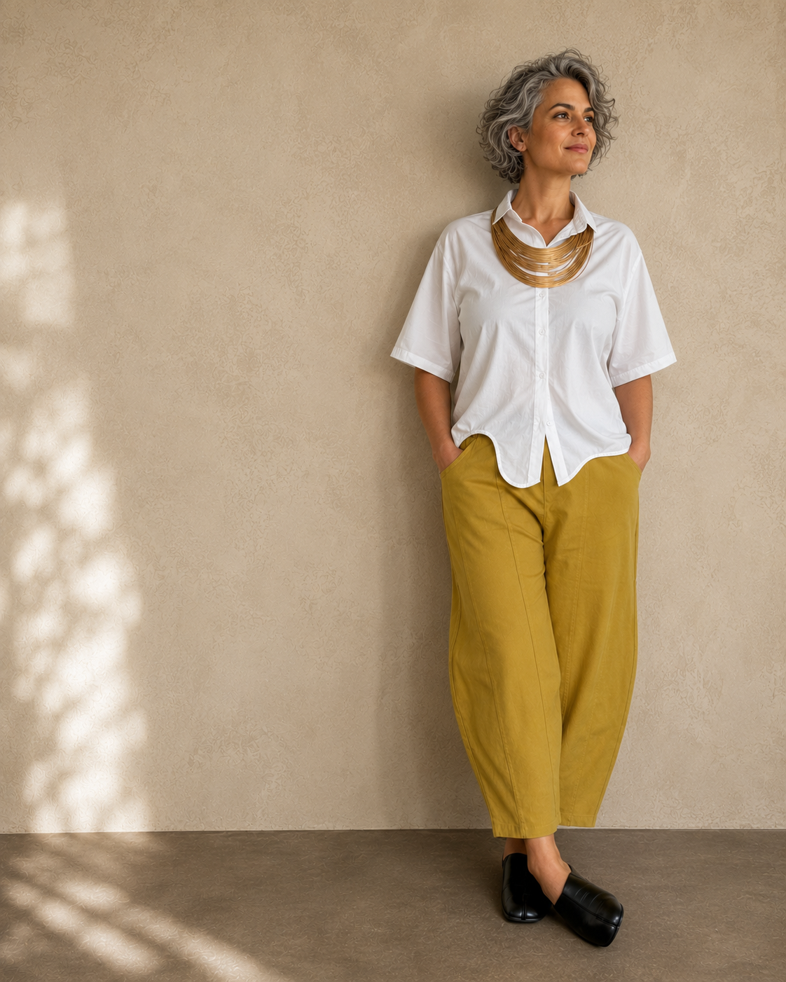 Wave Hem Shirt