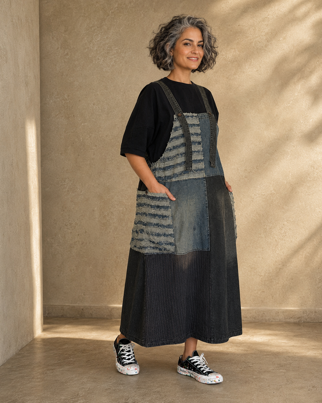 Denim Riot Dungaree Dress