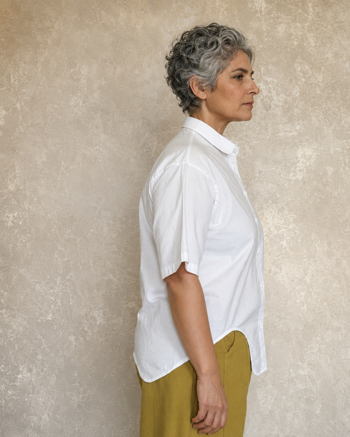 Wave Hem Shirt